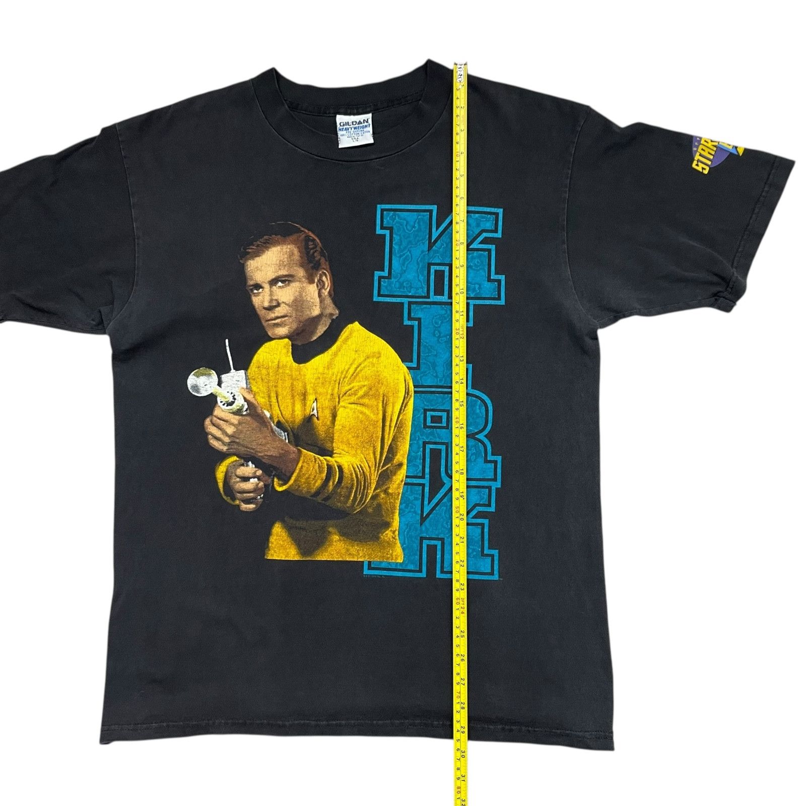 Vintage 90s STAR TREK CAPTAIN KIRK STARFLEET ELITE OFFICIAL T-SHIRT Size US L / EU 52-54 / 3 - 5 Thumbnail