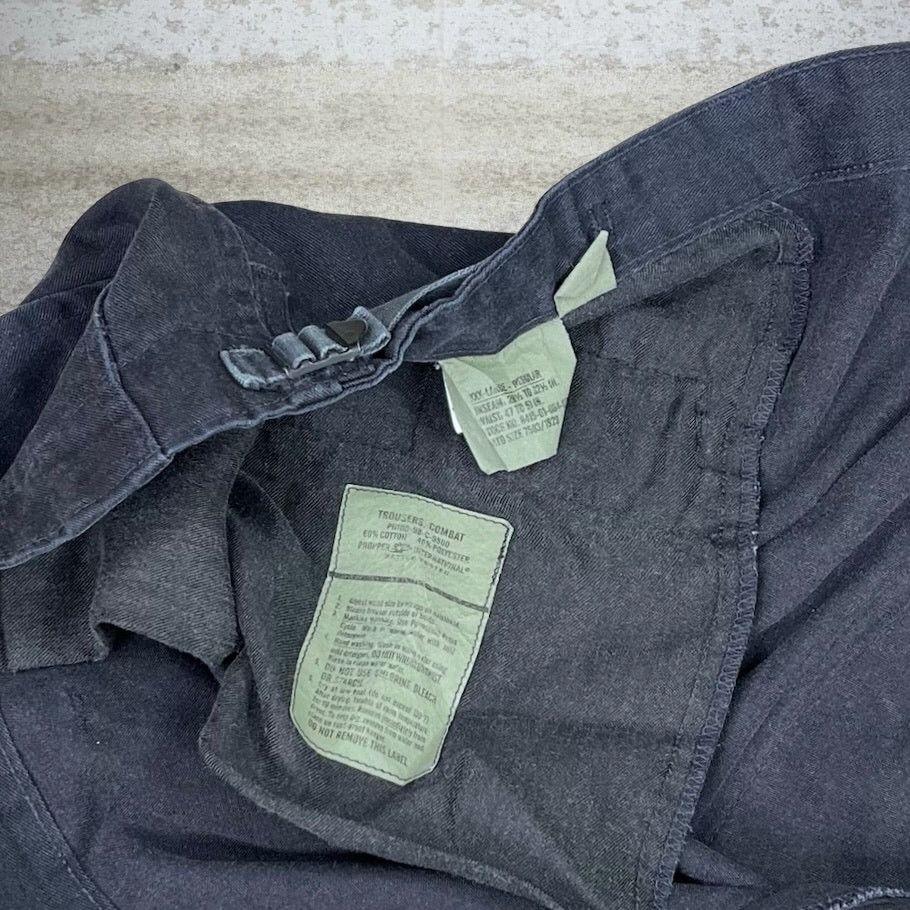 Propper Vintage 90s Military Tactical Pants 48x30 Baggy Wide Black Size US 44 / EU 60 - 4 Thumbnail