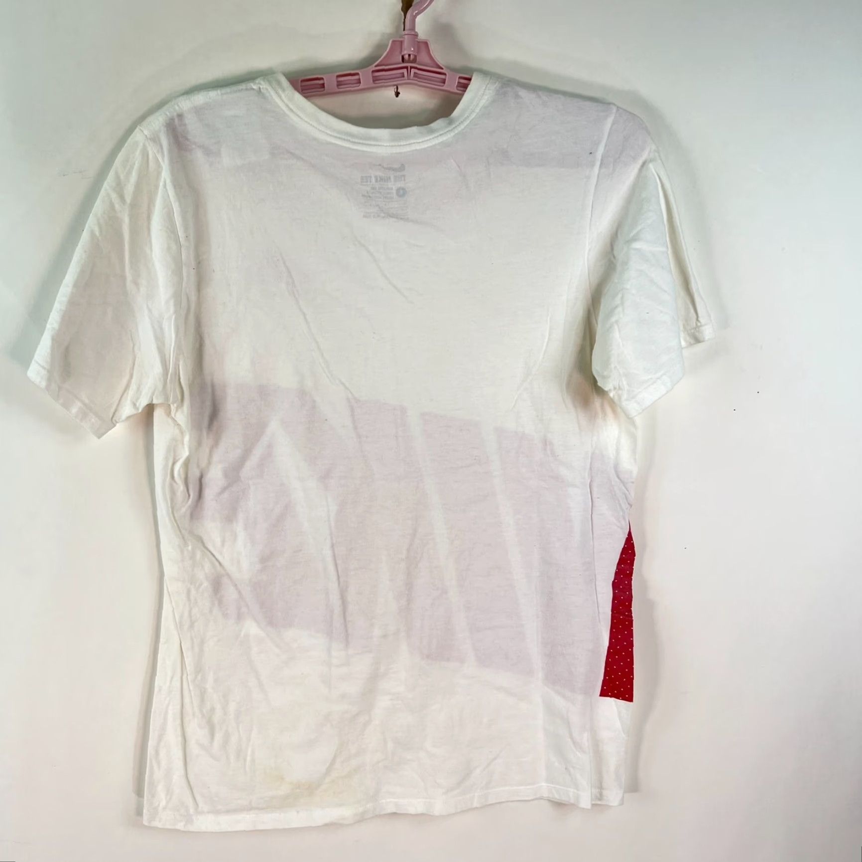Nike Nike Shirt Adult Small White Red Spell Out Gym Outdoors Lightweight Men Size US S / EU 44-46 / 1 - 6 Thumbnail