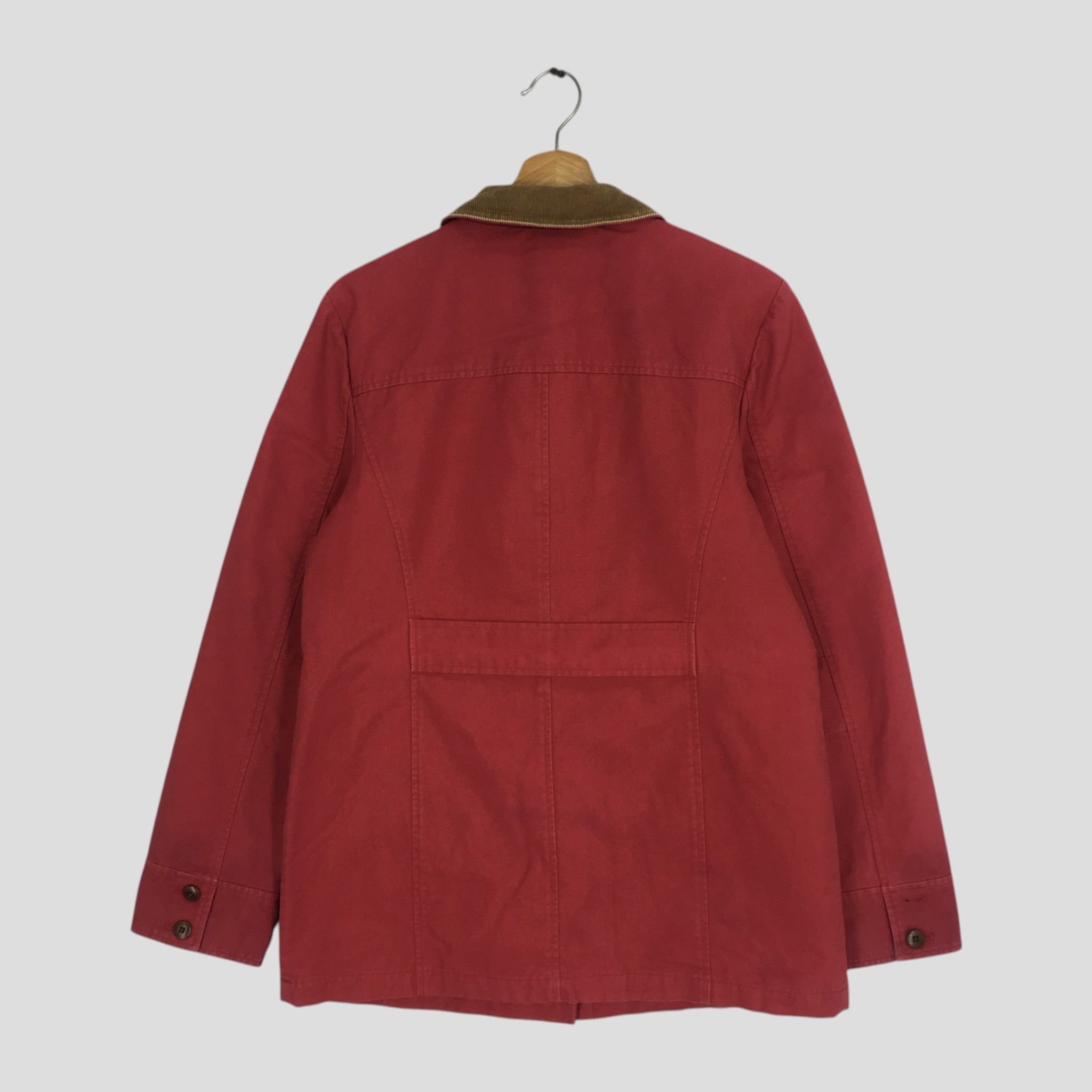 L.L. Bean Vintage 90's LL Bean Red Four Pocket Workwear Jacket - 1851 Size US M / EU 48-50 / 2 - 2 Thumbnail