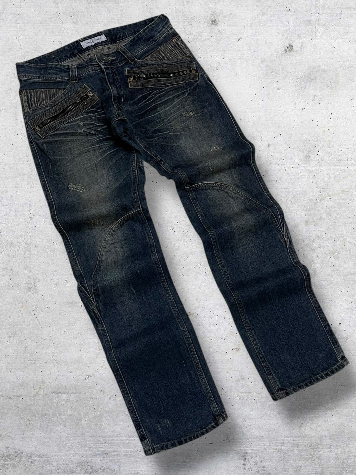 PPFM URBAN CRAFT 1990S DISTRESSED LAYERED JAPAN DESIGNER STYLE Size US 32 / EU 48 - 2 Thumbnail