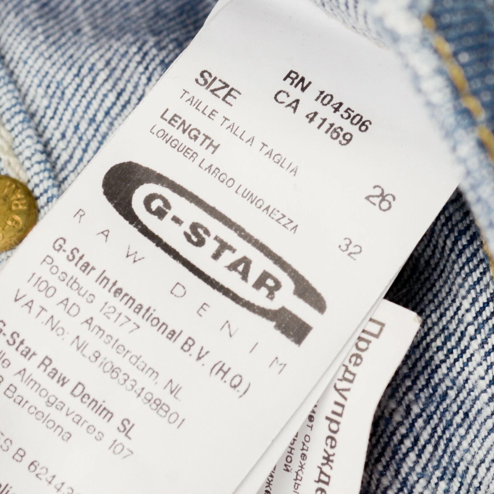 G-Star Raw Midge Straight Women's Jeans W26 L32 Trousers Stretch Size 26" / US 2 / IT 38 - 6 Thumbnail