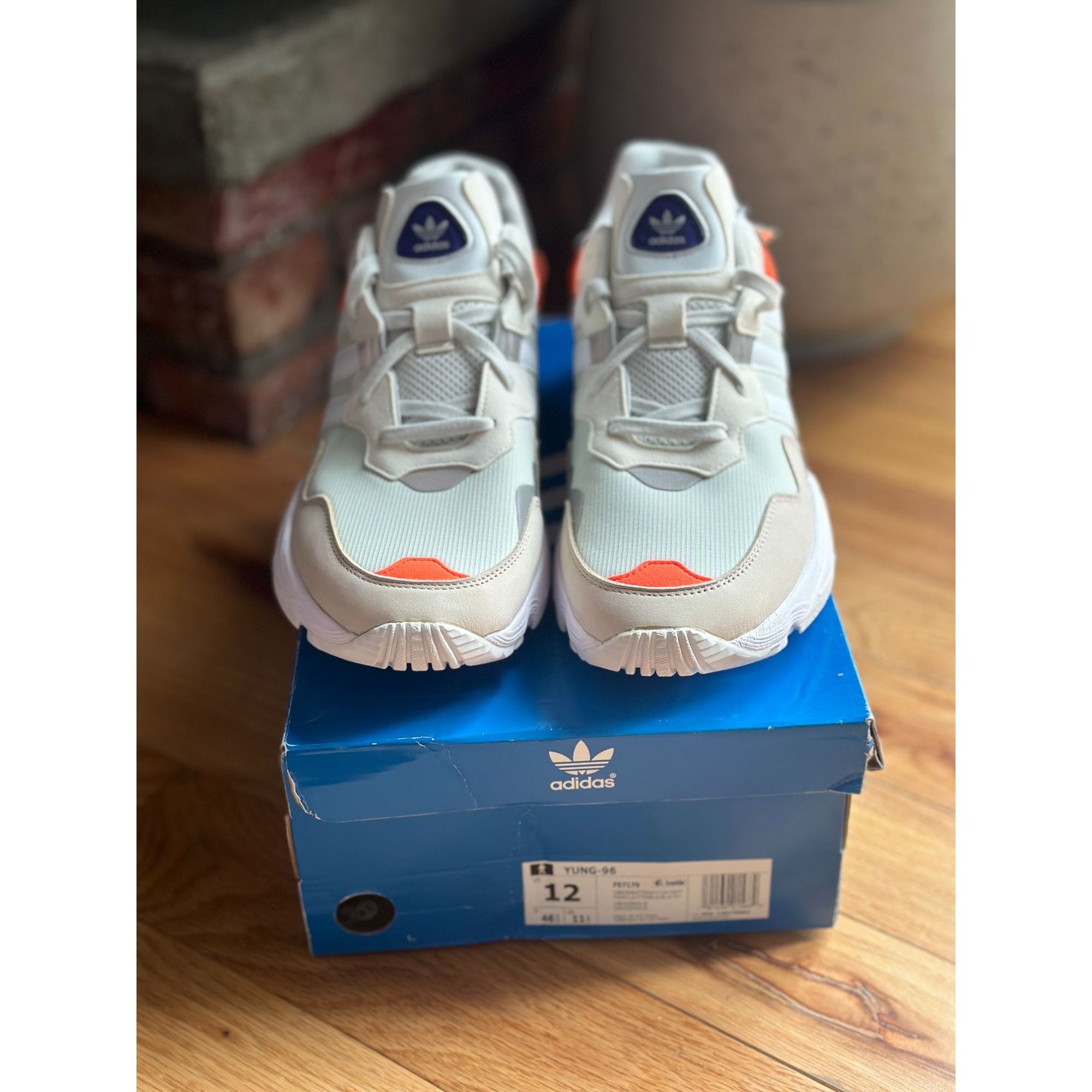Adidas ADIDAS ORIGINALS YUNG-96 RUNNING ORANGE MEN'S SHOES SIZE 12 Size US 12 / EU 45 - 4 Thumbnail