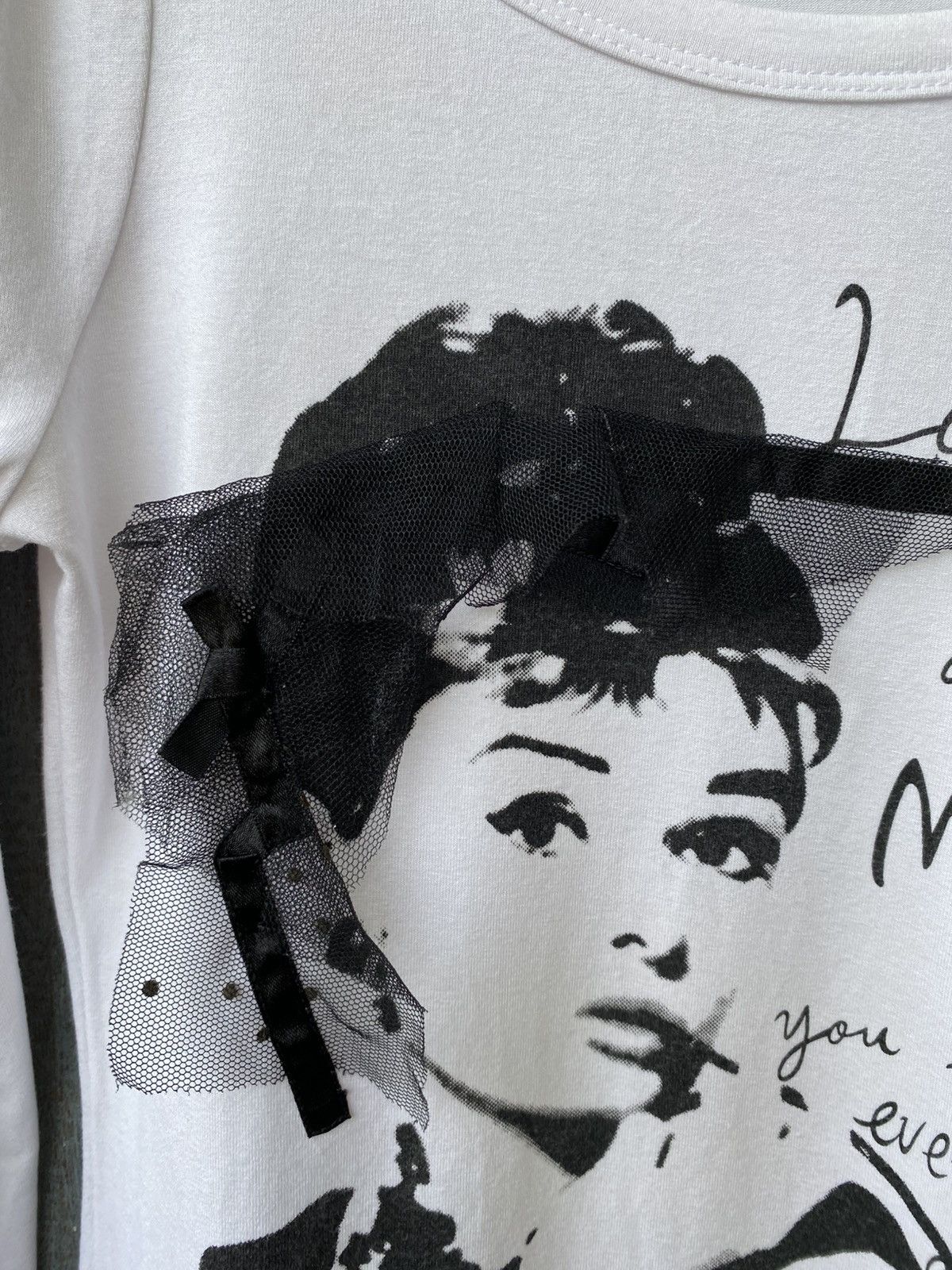 Japanese Brand Mn.bf Audrey Hepburn Retro Movie Classic Hollywood Graphic Size ONE SIZE - 7 Thumbnail