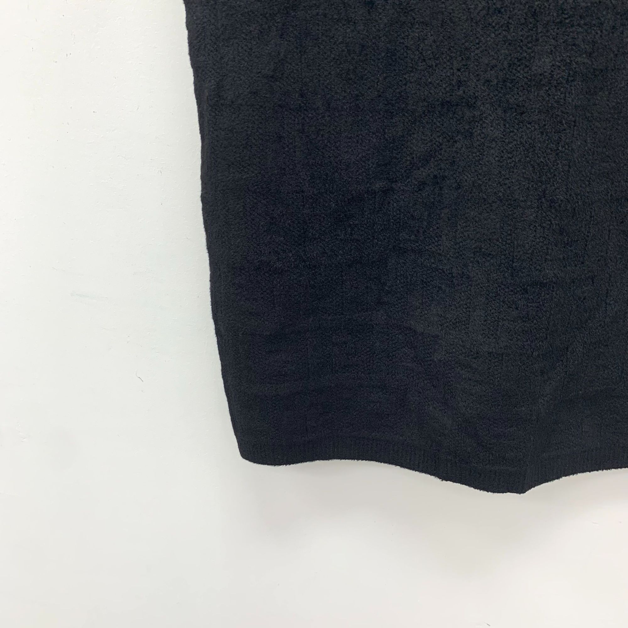 Fendi Fendi Black Logo Embossed Knitted Midi Skirt With Drawstring Size 40" / US 18 - 6 Thumbnail