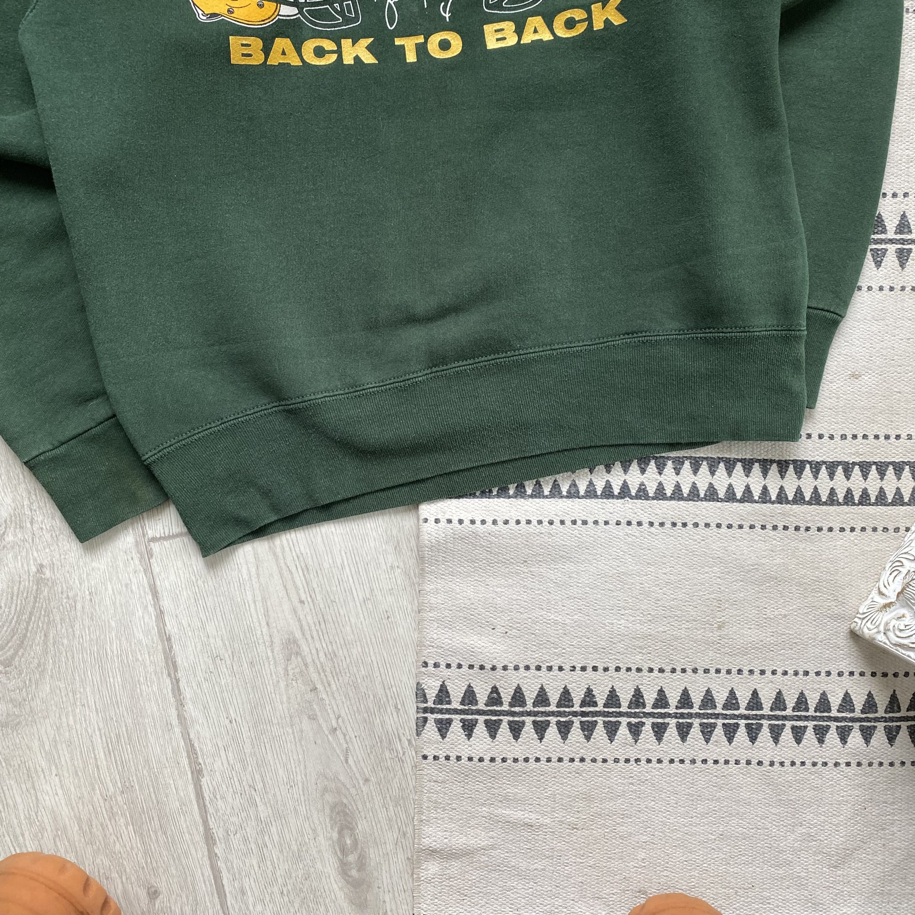 Russell Athletic 🏈96s Vintage Green Bay Packers Brett Favre MVP Sweatshirt Size US M / EU 48-50 / 2 - 2 Thumbnail