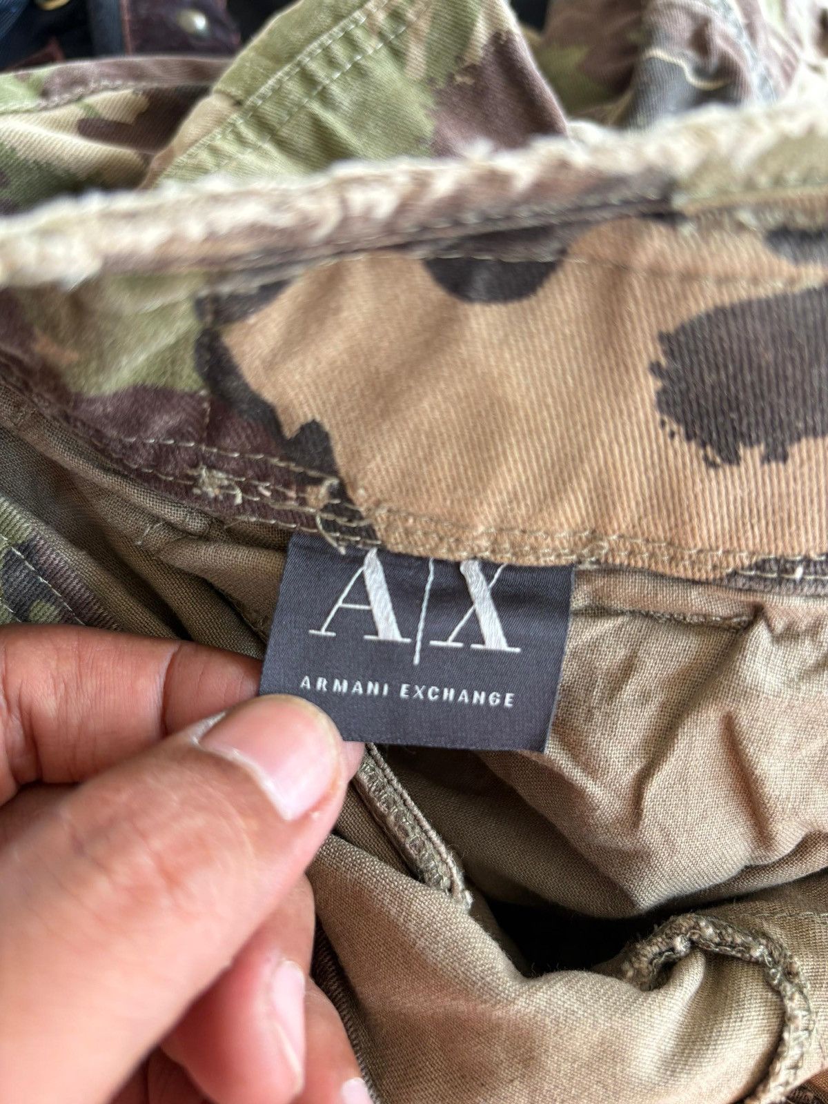 Armani Exchange Armani Exchage Short Pant Camoflage Cargo Pant Size US 31 - 11 Thumbnail