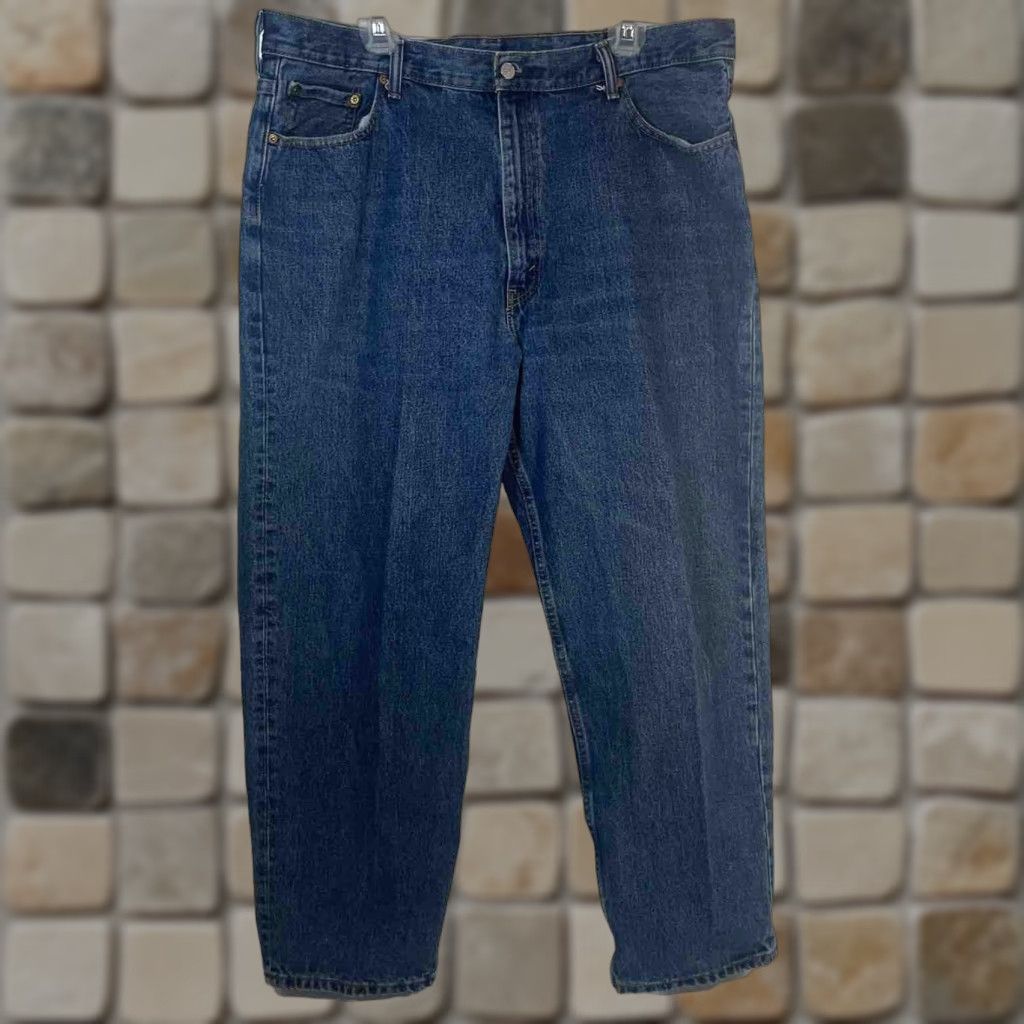 Levi's Levi's 550 Jeans Men Blue 42x29 42x30 Medium Wash 100 Cotton Bootcut Relaxed Denim Jeans Size US 42 / EU 58 - 1 Thumbnail