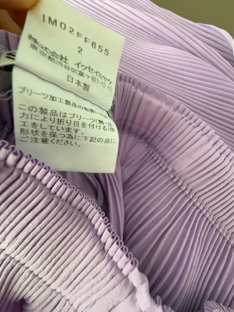 Issey Miyake Issey Miyake size:2 Pink pleated trousers Size 22" - 4 Thumbnail