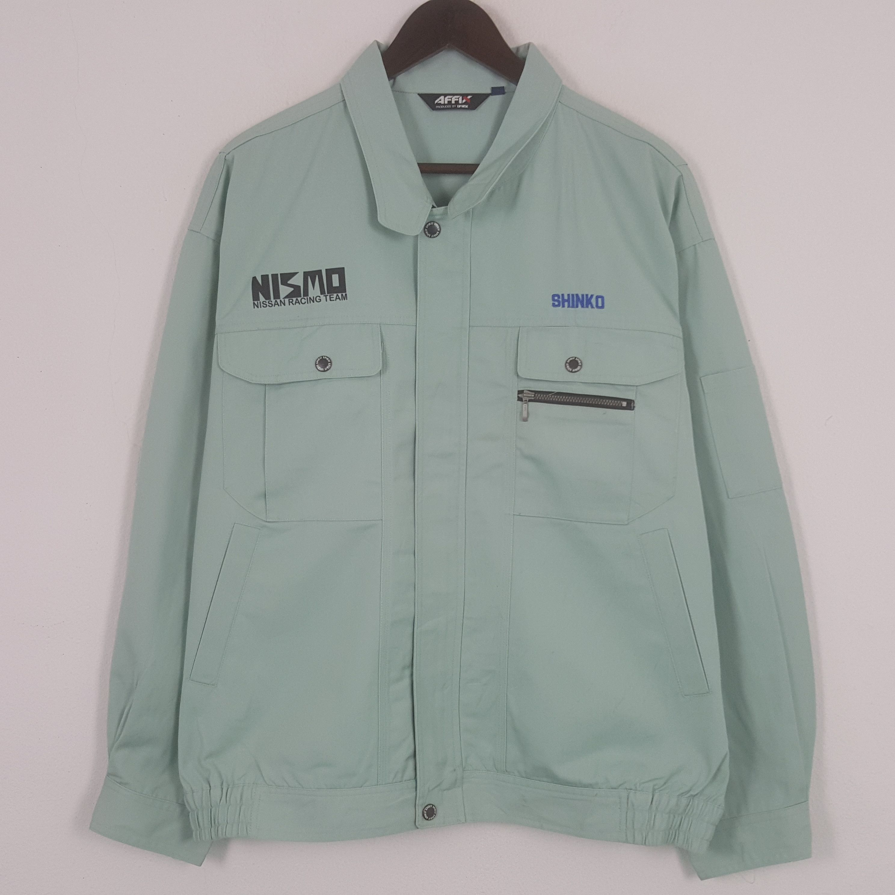 Vintage Vintage Nismo Nissan Racing Team Custom Art Worker Jacket Size US XL / EU 56 / 4 - 3 Thumbnail