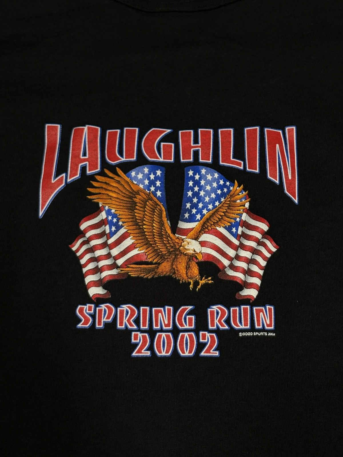 Harley Davidson Vintage 2002 “Laughlin Spring Run” Eagle T-Shirt Size M 0776 Size US M / EU 48-50 / 2 - 4 Thumbnail