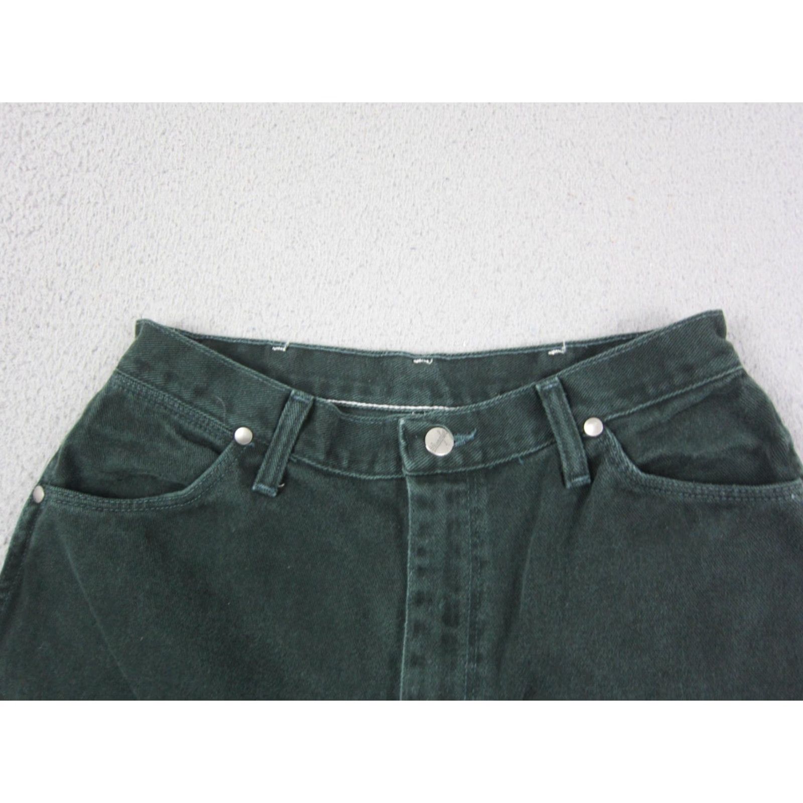 Wrangler Vintage Wrangler Jeans Womens 13/14 L34 Green Straight Retro Western Jeans Size 36" / US 14 / IT 50 - 5 Thumbnail
