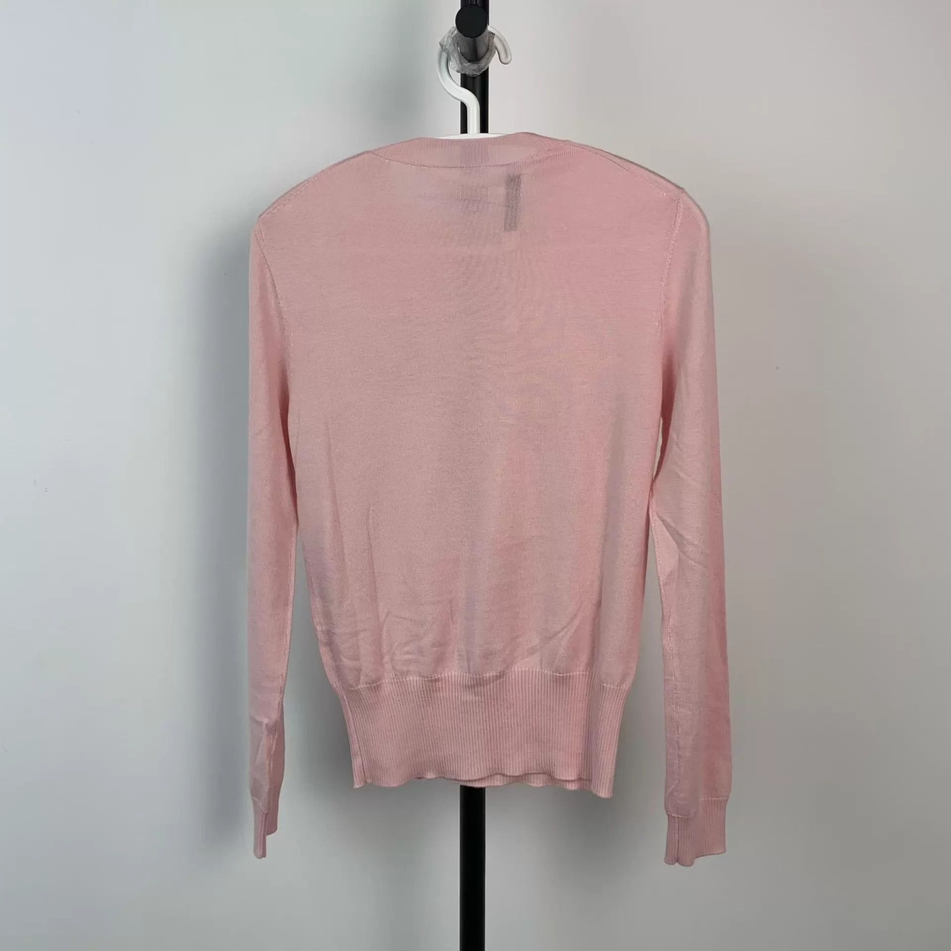 Dior Dior Wool Shield Crewneck Sweater Pink 38 Size S / US 4 / IT 40 - 2 Thumbnail