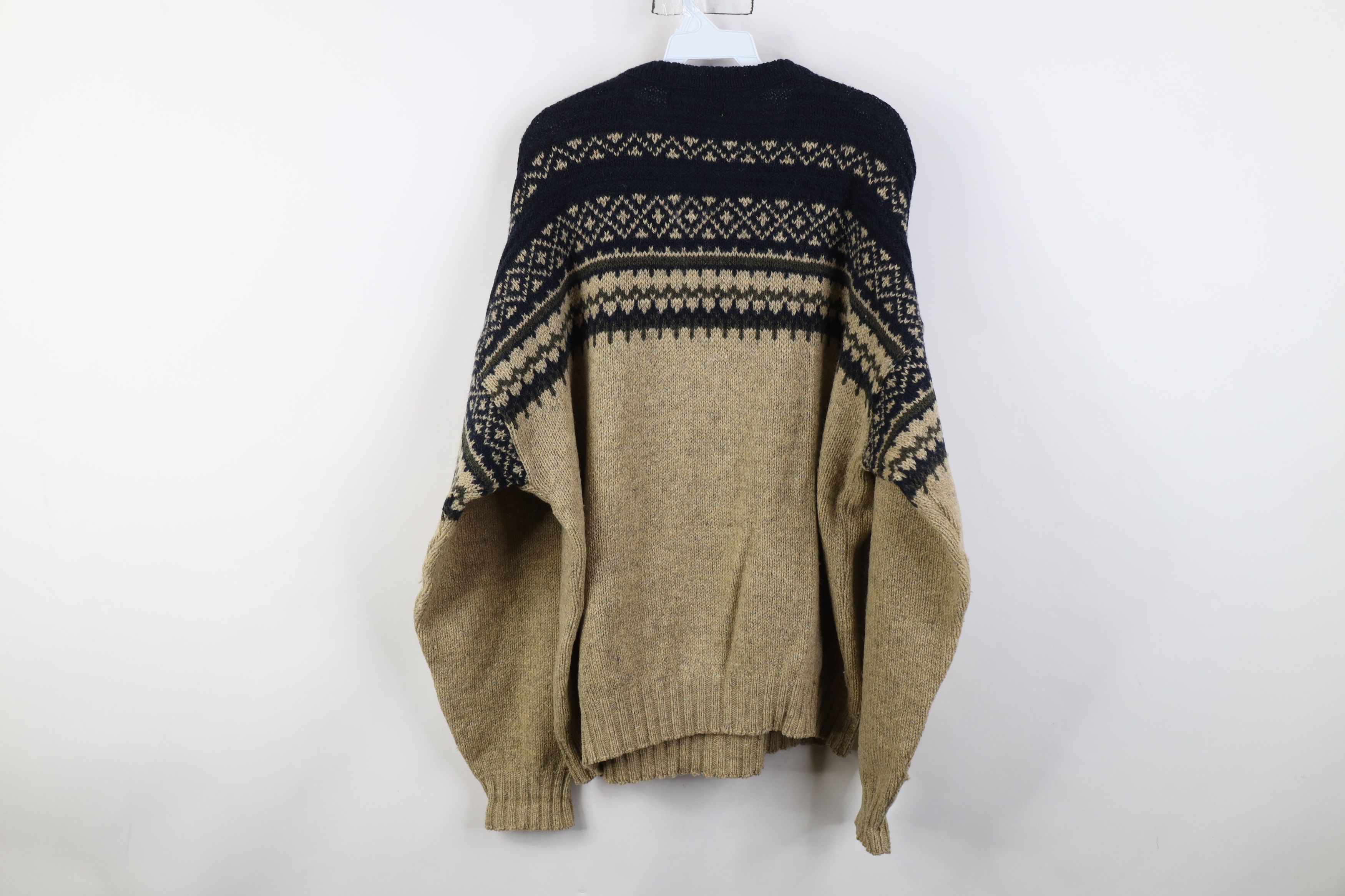 Eddie Bauer Vintage 90s Eddie Bauer Wool Blend Fair Isle Sweater USA Size US XL / EU 56 / 4 - 12 Thumbnail