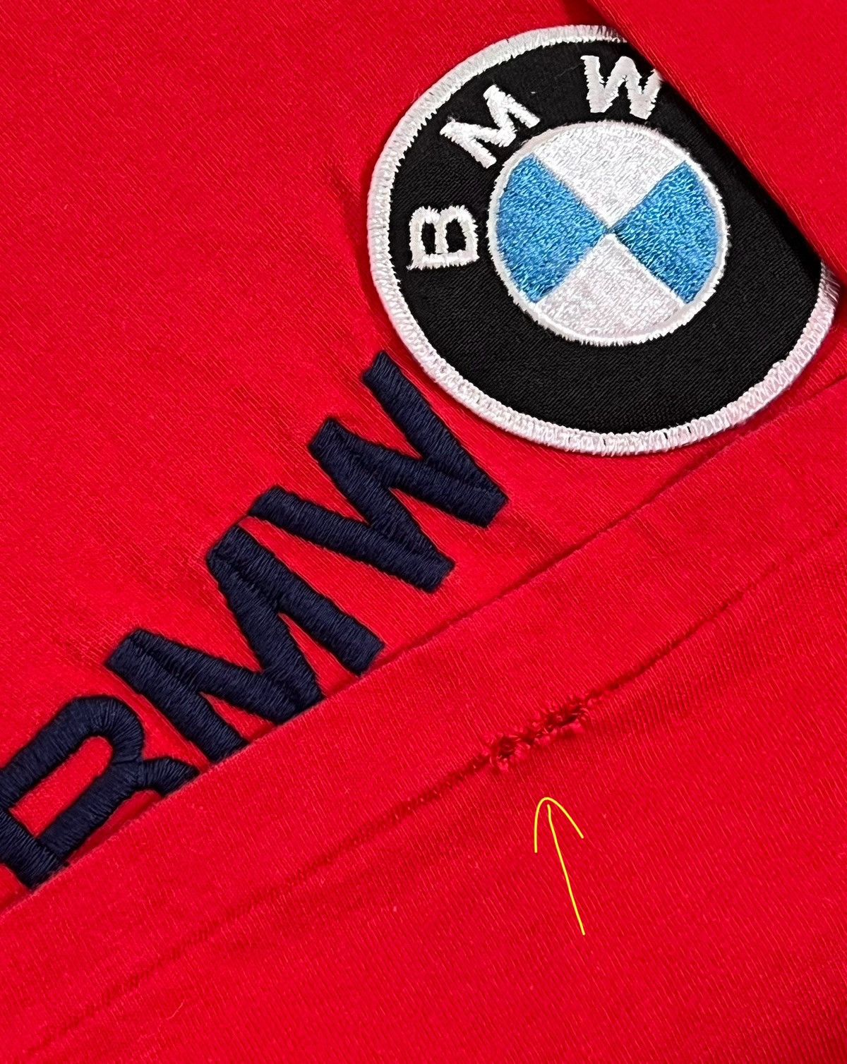 BMW × Vintage 90s EMBROIDERED VINTAGE BMW TEE Size US L / EU 52-54 / 3 - 5 Thumbnail