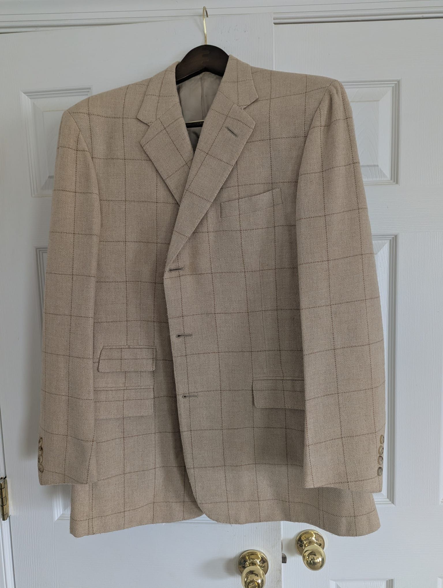 Ralph Lauren Purple Label Vintage 100% Camel Hair Blazer Size 42L - 1 Thumbnail