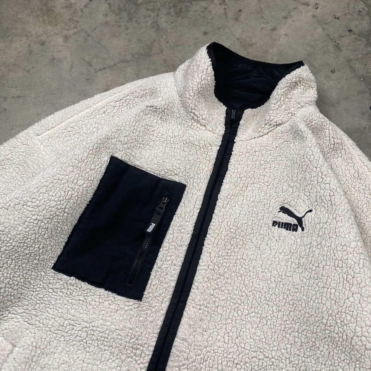 Puma Puma Tactical Sherpa Fleece Reversible Jacket Size US M / EU 48-50 / 2 - 2 Thumbnail
