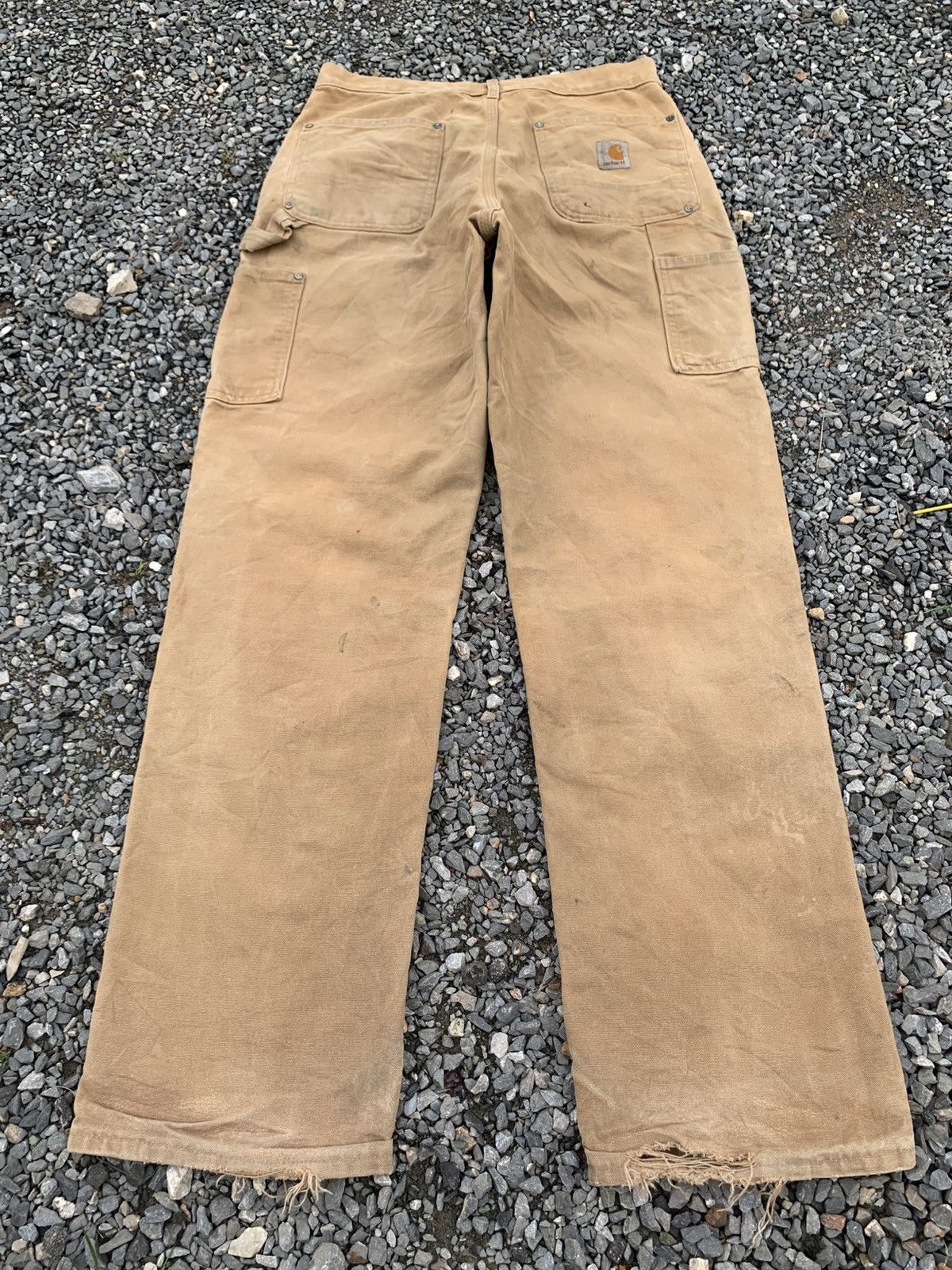 Carhartt VINTAGE CARHART DOUBLE KNEE RUSTY DAMAGE DISTRESSED DENIM Size US 30 / EU 46 - 4 Thumbnail