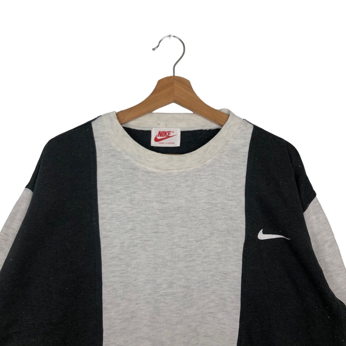 Nike 90’s Vintage Crewneck Sweatshirt Nike Big Swoosh Streetwear Size US M / EU 48-50 / 2 - 2 Thumbnail