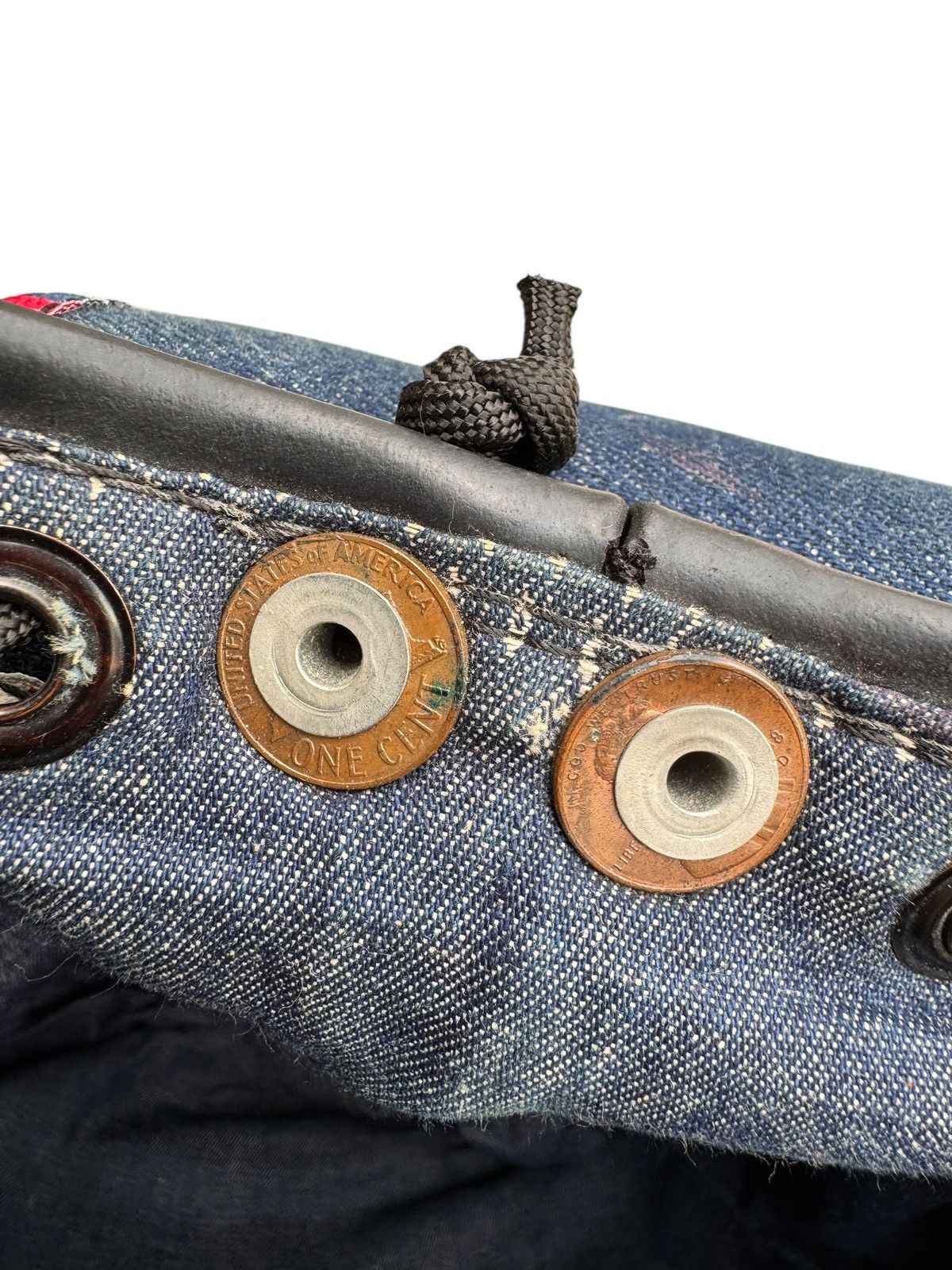 Harley Davidson Vintage Harley Davidson Black Rubber Denim Bagpack Unique Size ONE SIZE - 13 Thumbnail