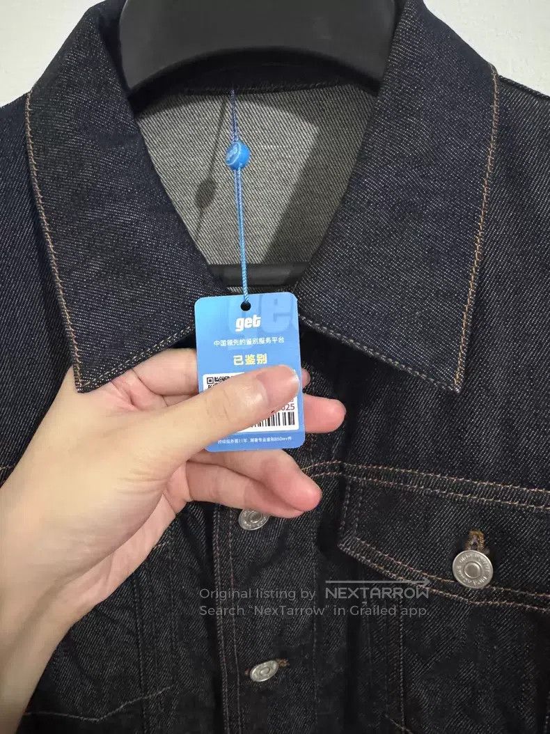 Dior Dior Dark Blue Original Denim Bee Denim Jacket i Size US M / EU 48-50 / 2 - 4 Thumbnail