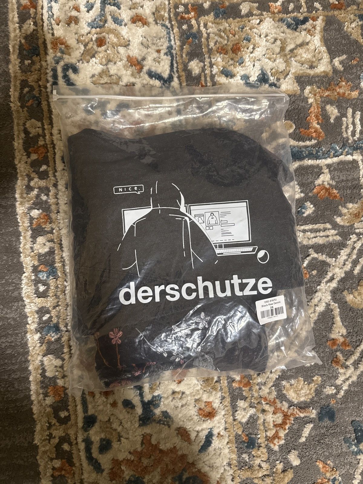 Derschutze Derschutze “Yakuza” raw denim black 02 Size US 26 / EU 42 - 5 Thumbnail