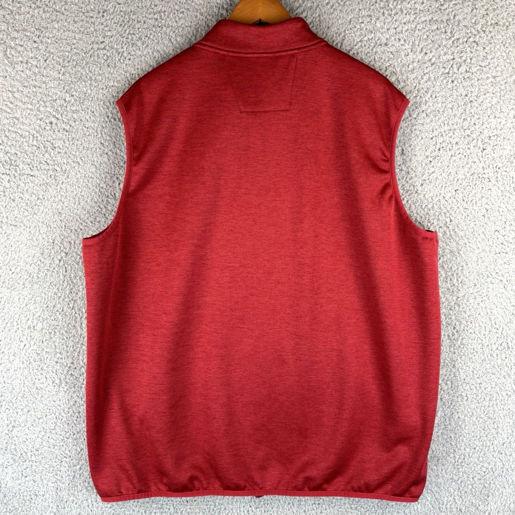 Vintage Huk Vest Mens 2XL Red Full Zip Pockets Outdoor Windbreaker Stretch Casual Travel Size US XXL / EU 58 / 5 - 4 Thumbnail
