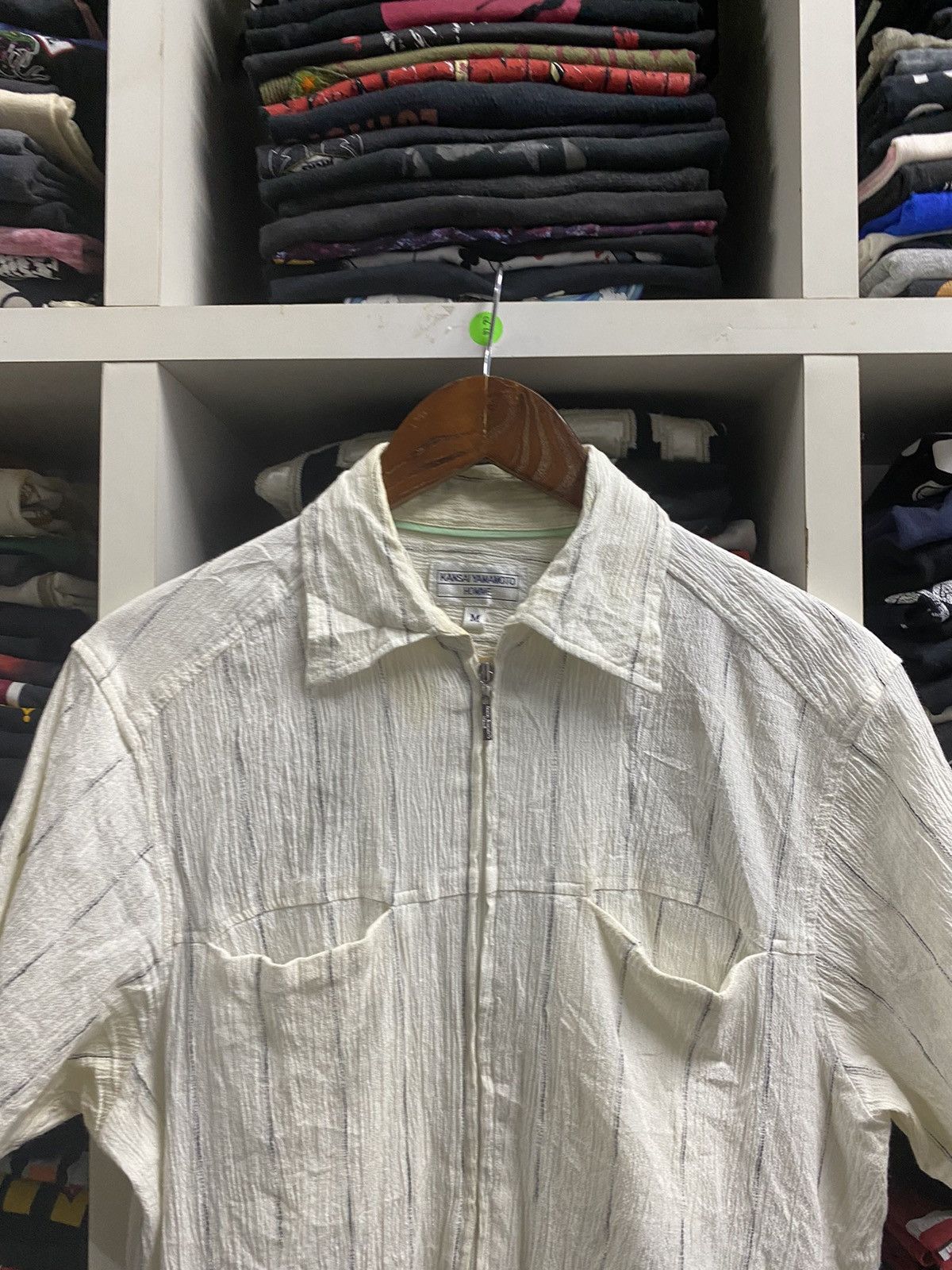 Designer × Kansai Yamamoto × Vintage Vintage Kansai Yamamoto Zipper Shirt Size US M / EU 48-50 / 2 - 5 Thumbnail