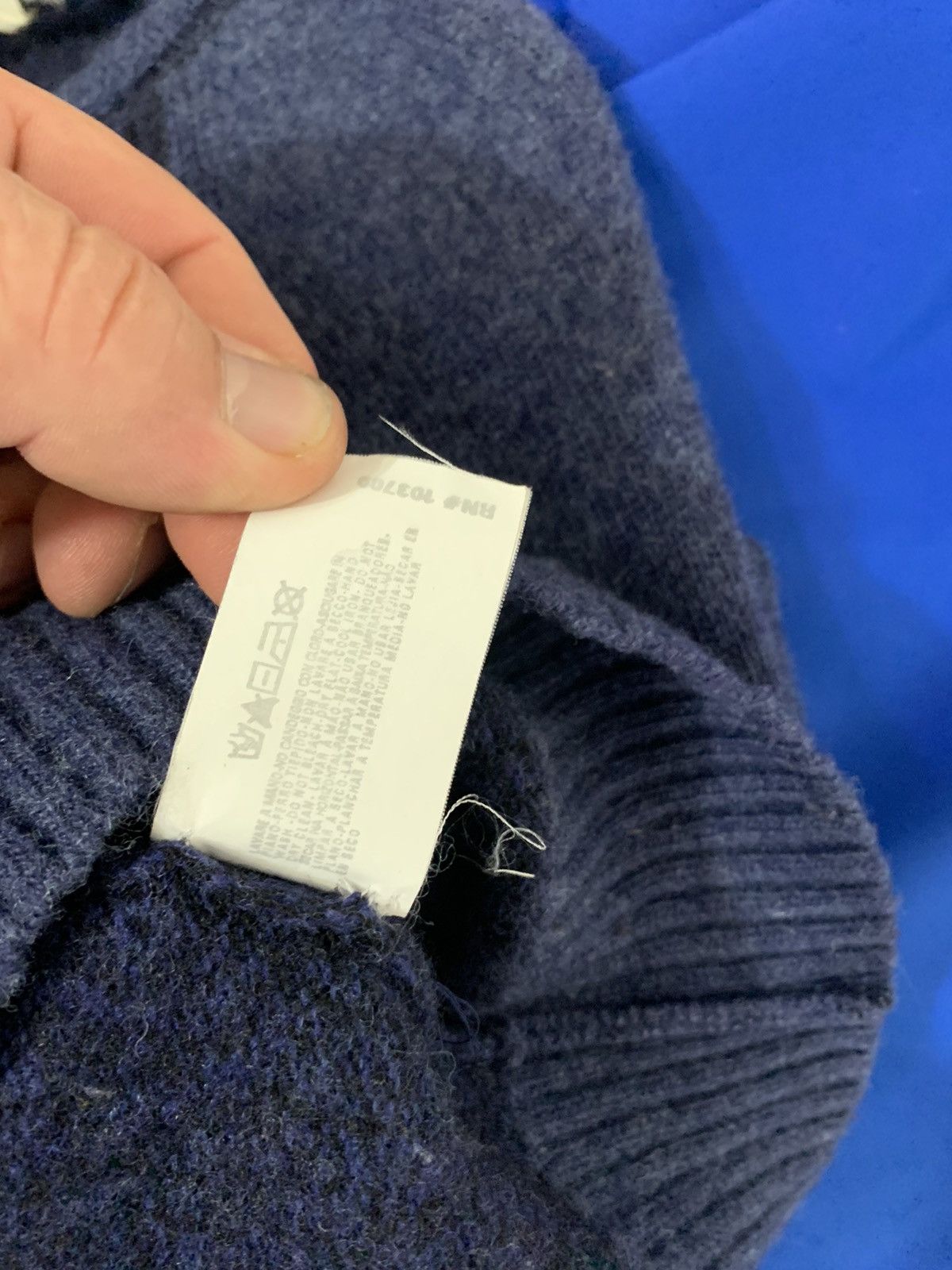Armani × Giorgio Armani Armani Jeans Men’s Crewneck Wool Sweater Pullover Size M Size US M / EU 48-50 / 2 - 9 Thumbnail