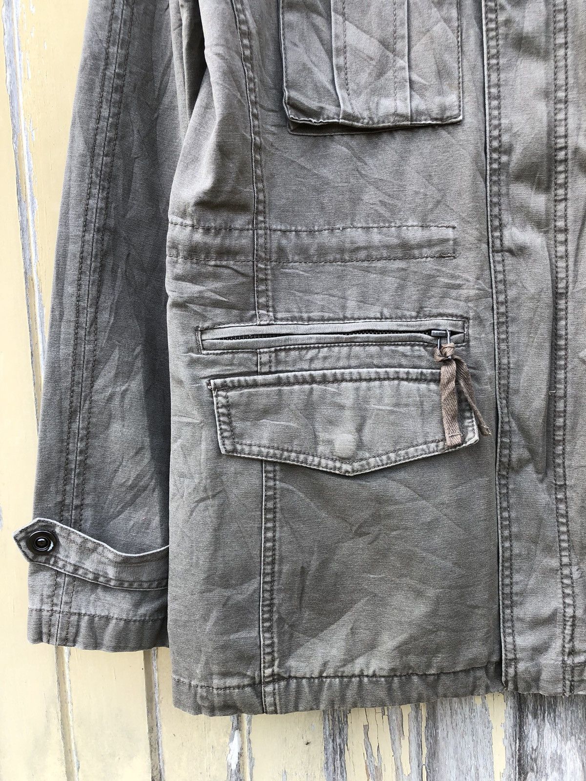 Japanese Brand Vintage Japanese Real Standard Multi Pocket Military Jacket Size US L / EU 52-54 / 3 - 8 Thumbnail