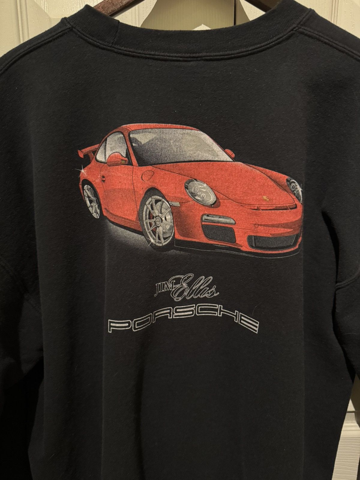Gildan Vintage Jim Ellis Porsche Atlanta Crewneck XL Black Size US XL / EU 56 / 4 - 2 Thumbnail