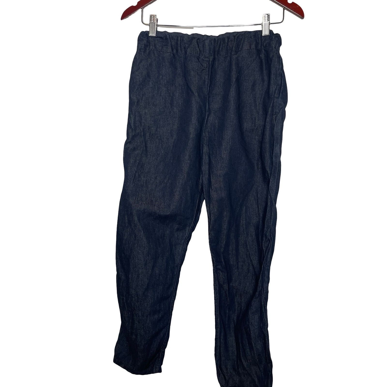 Other APUNTOB COTTON LINEN INDIGO PULL ON TROUSERS SZ XS Size 24" / US 00 / IT 34 - 2 Thumbnail