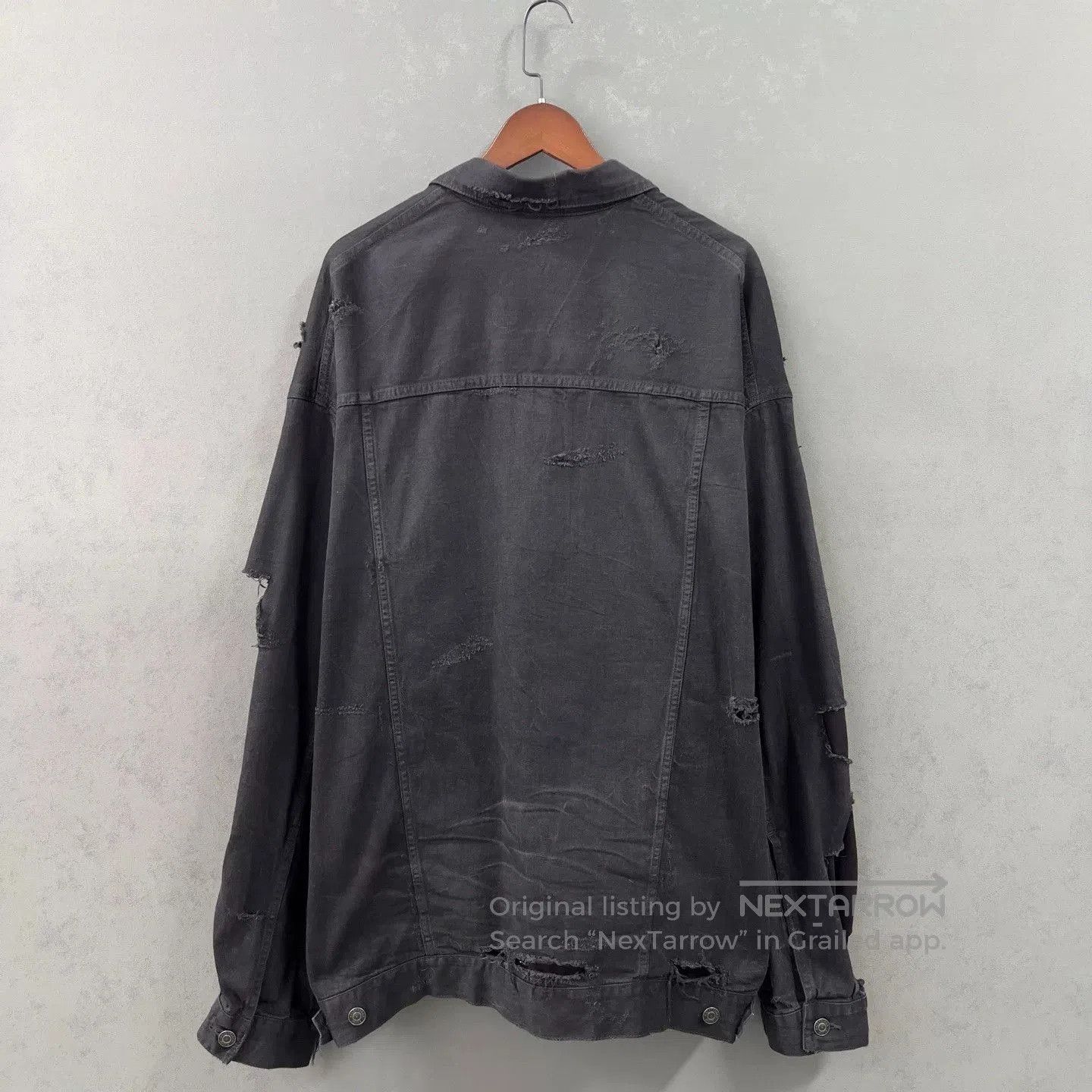 Balenciaga Balenciaga Patchwork Distressed Denim Jacket. Size US M / EU 48-50 / 2 - 2 Thumbnail