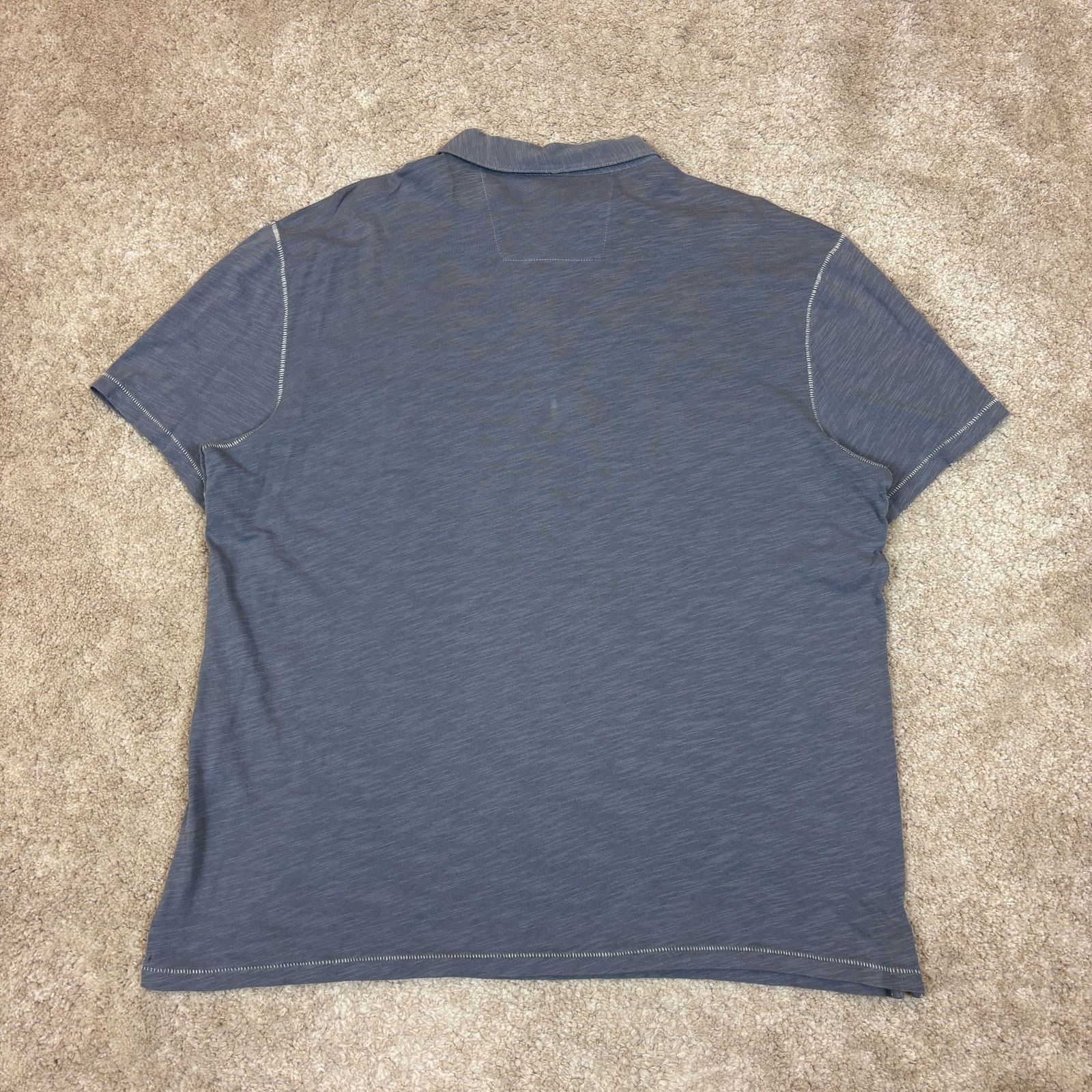 John Varvatos John Varvatos Star USA Cotton Slub Polo Shirt Men's XL Size US XL / EU 56 / 4 - 3 Thumbnail