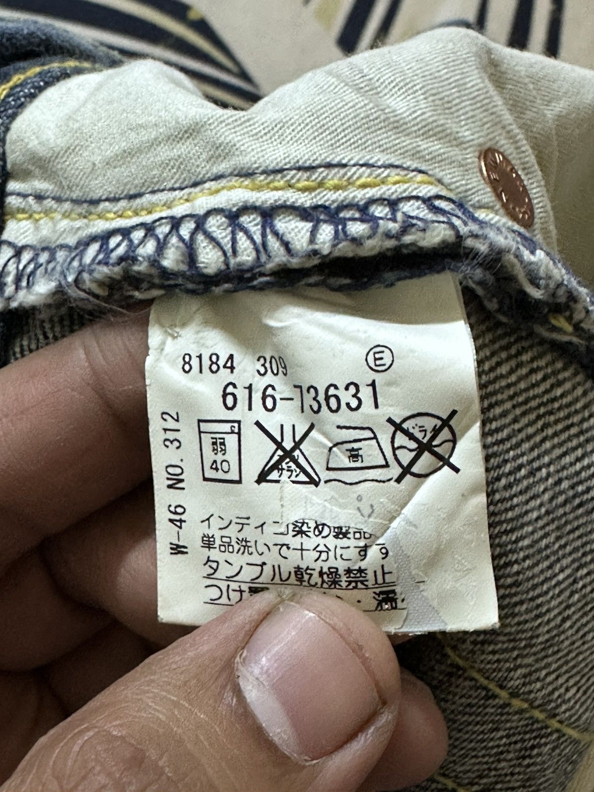 Takeo Kikuchi Vintage Takeo Kikuchi Ripped Grunge Dot Denim Size US 30 / EU 46 - 9 Thumbnail