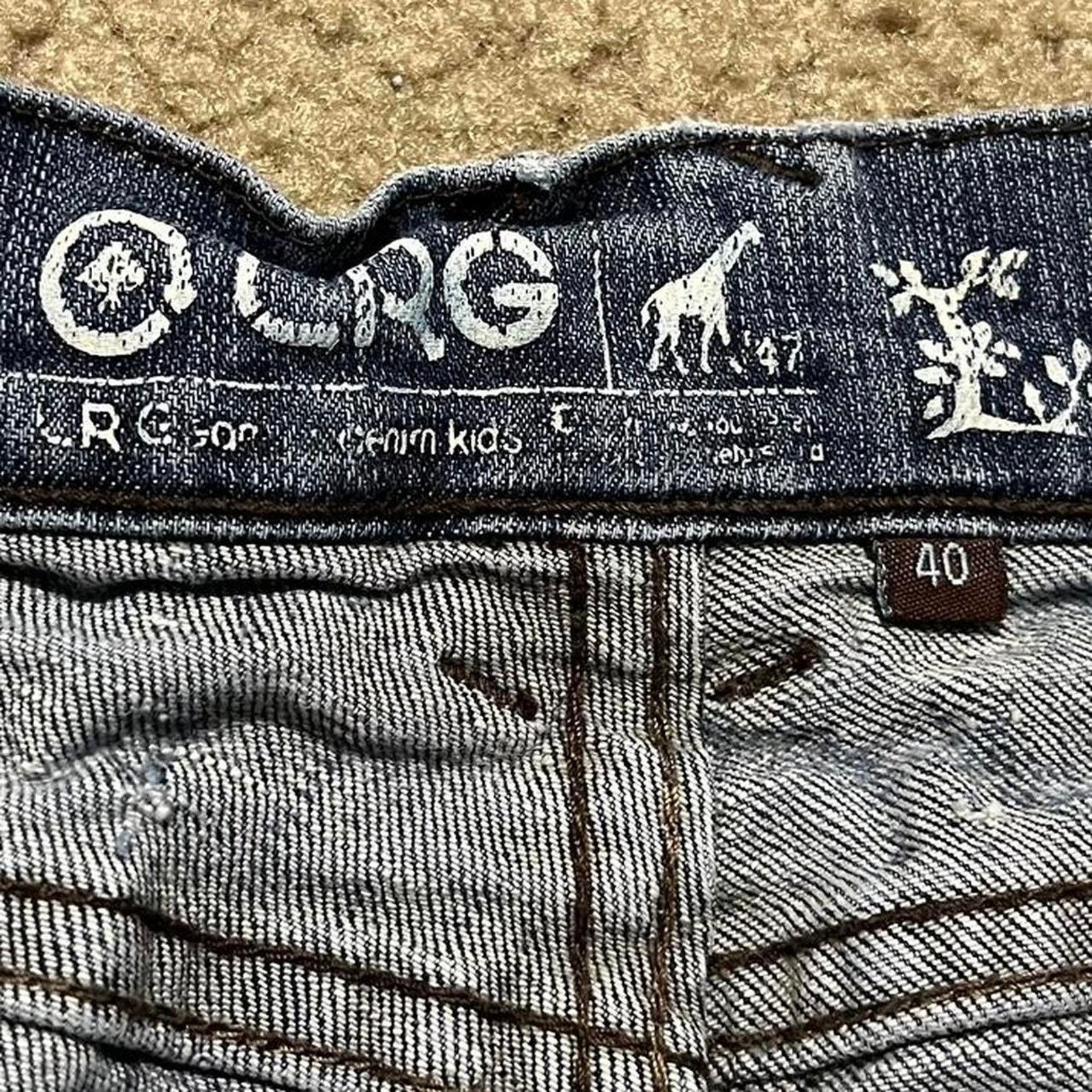 Other LRG Y2K Baggy Skater Embroidered Faded Nicely Washed Jeans Size US 40 / EU 56 - 5 Thumbnail