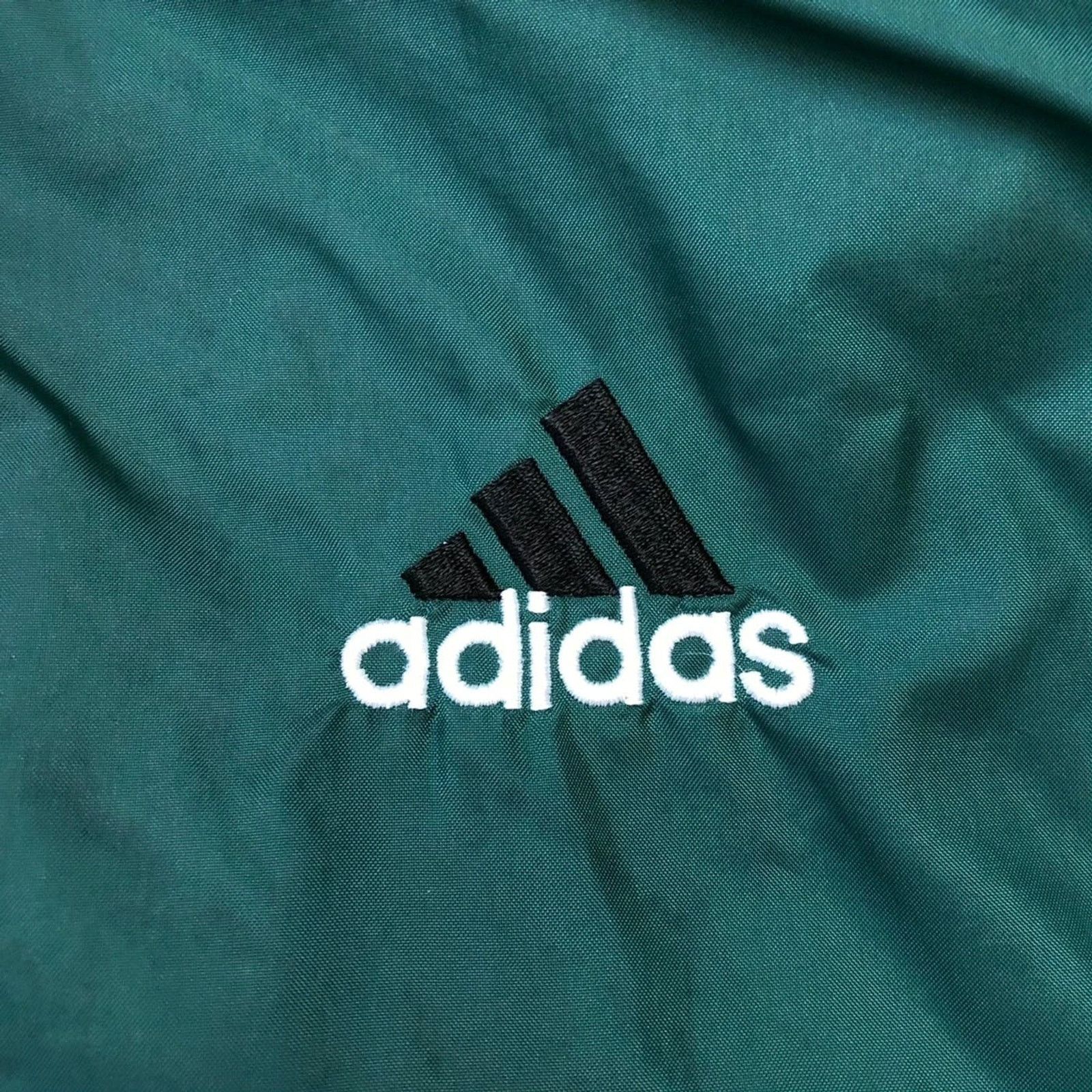 Adidas × Vintage Adidas Jacket XL Stripe Spell Out Full Zip 90s Windbreaker Size US XL / EU 56 / 4 - 5 Thumbnail