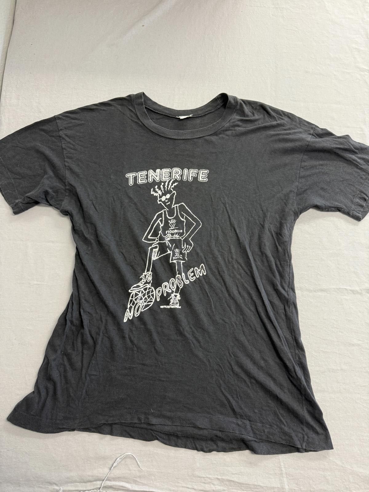 Designer Vintage Fido Dido T-shirt Tenerife No Problem Basketball - L Size US L / EU 52-54 / 3 - 1 Thumbnail
