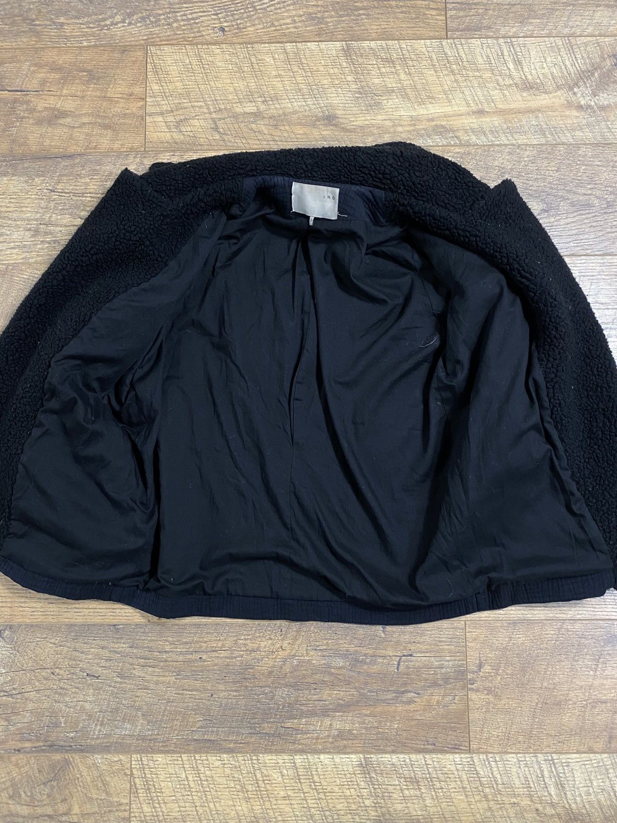 Iro IRO Paris Shearling Collar Biker Jacket. Lampo Zippers Size XS / US 0-2 / IT 36-38 - 6 Thumbnail