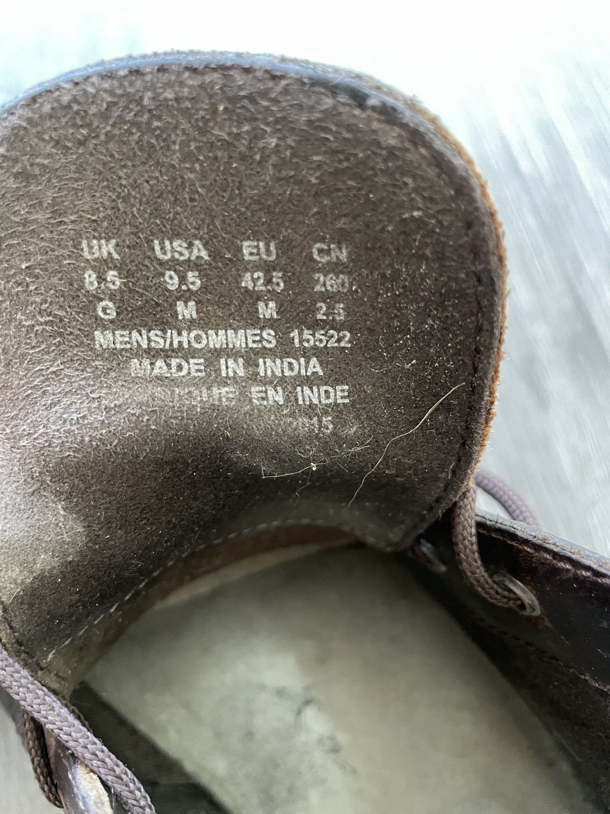 Clarks Clark’s “Leather” Mid Lace-up Shoes (Sz.9.5) Size US 9.5 / EU 42-43 - 5 Thumbnail