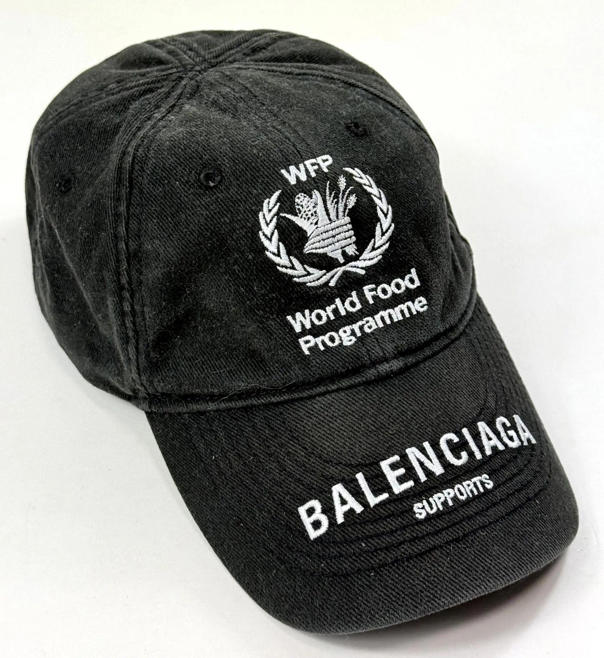 Balenciaga Faded Balenciaga WFP World Food Programme Cap Hat | Grailed