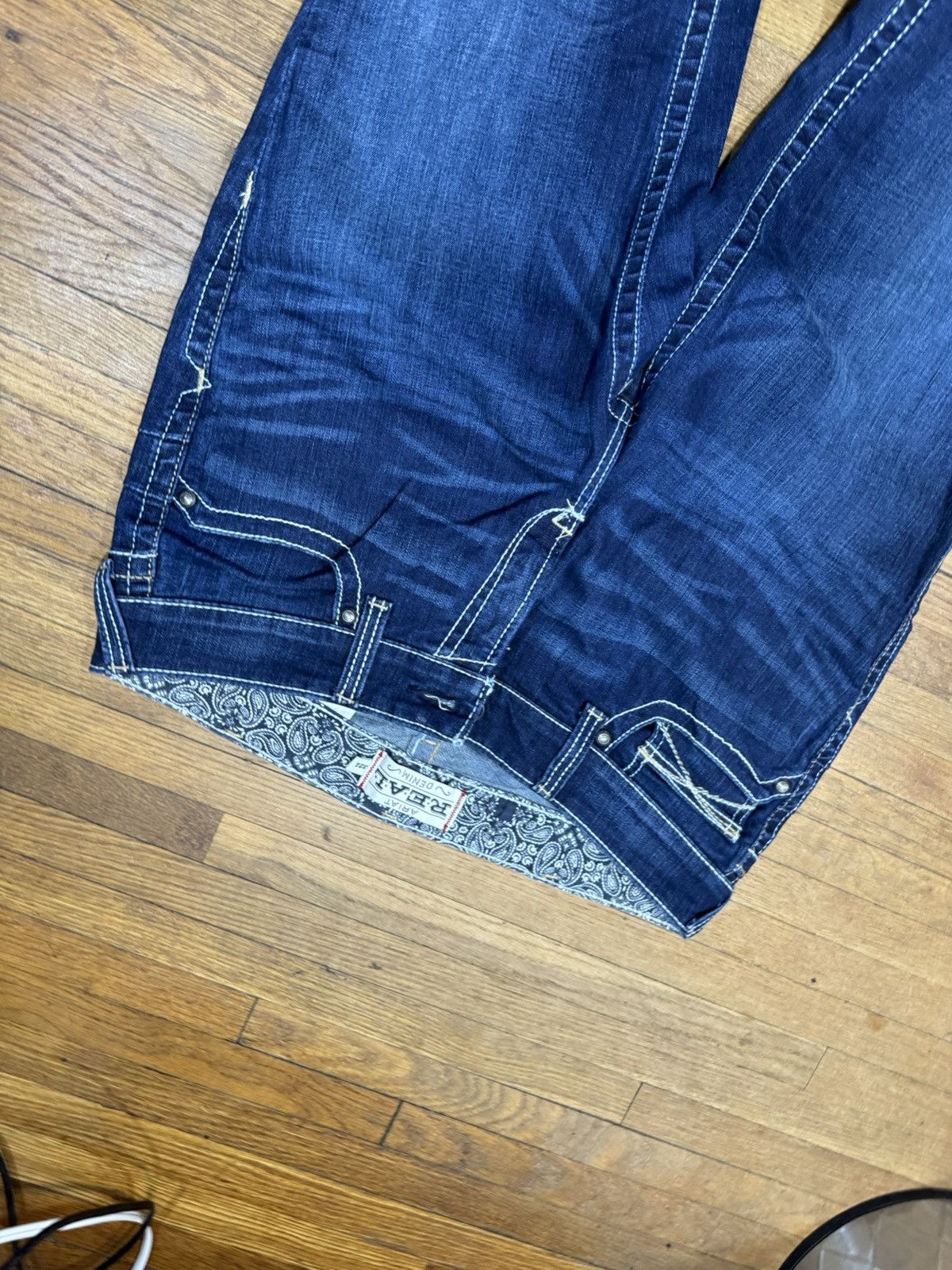 Ariat Ariat Real Denim Jeans Sz 32 x 36 Size US 32 / EU 48 - 5 Thumbnail