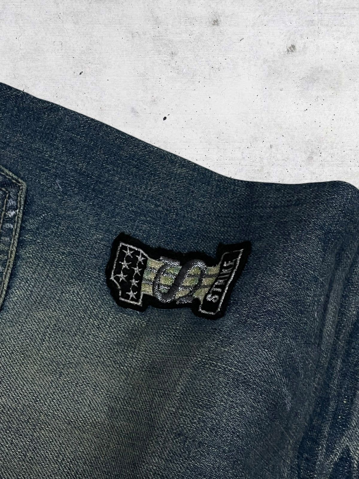 Hysteric Glamour VINTAGE BULLET NOISE JAPAN DESIGNER 90S OG PUNK PATCH DENIM Size US 30 / EU 46 - 19 Thumbnail