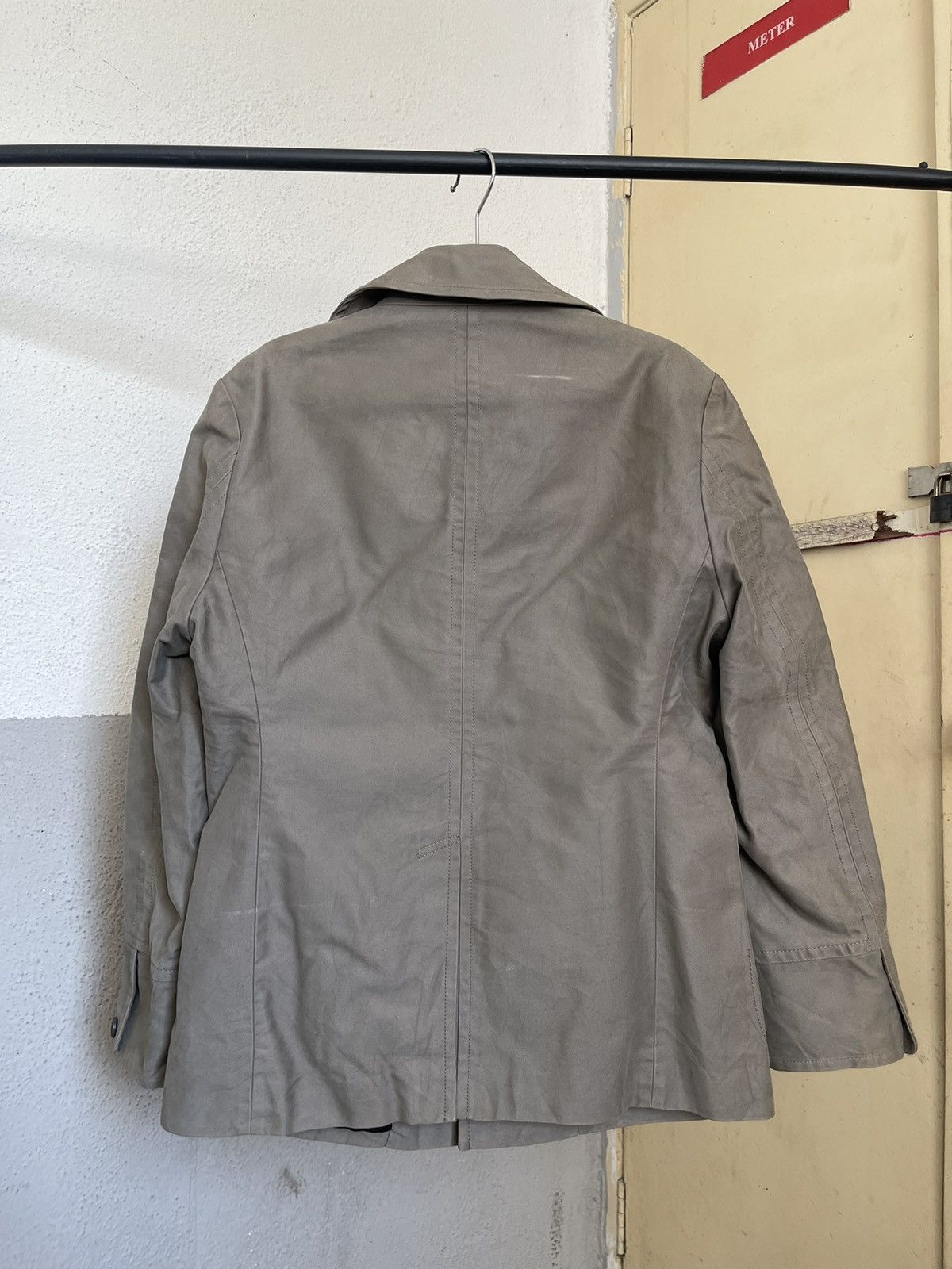 Yohji Yamamoto AAR Yohji Yamamoto Single Breasted Short Trench Coat Size US M / EU 48-50 / 2 - 7 Thumbnail