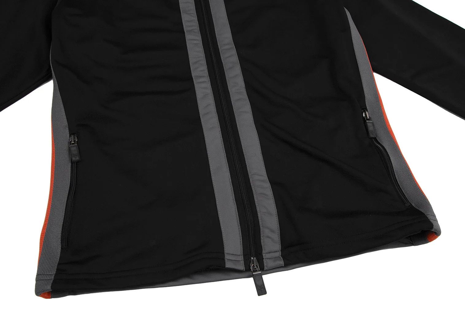 Emporio Armani Track Jacket with Contrast Panels in Black and Gray Size US L / EU 52-54 / 3 - 6 Thumbnail