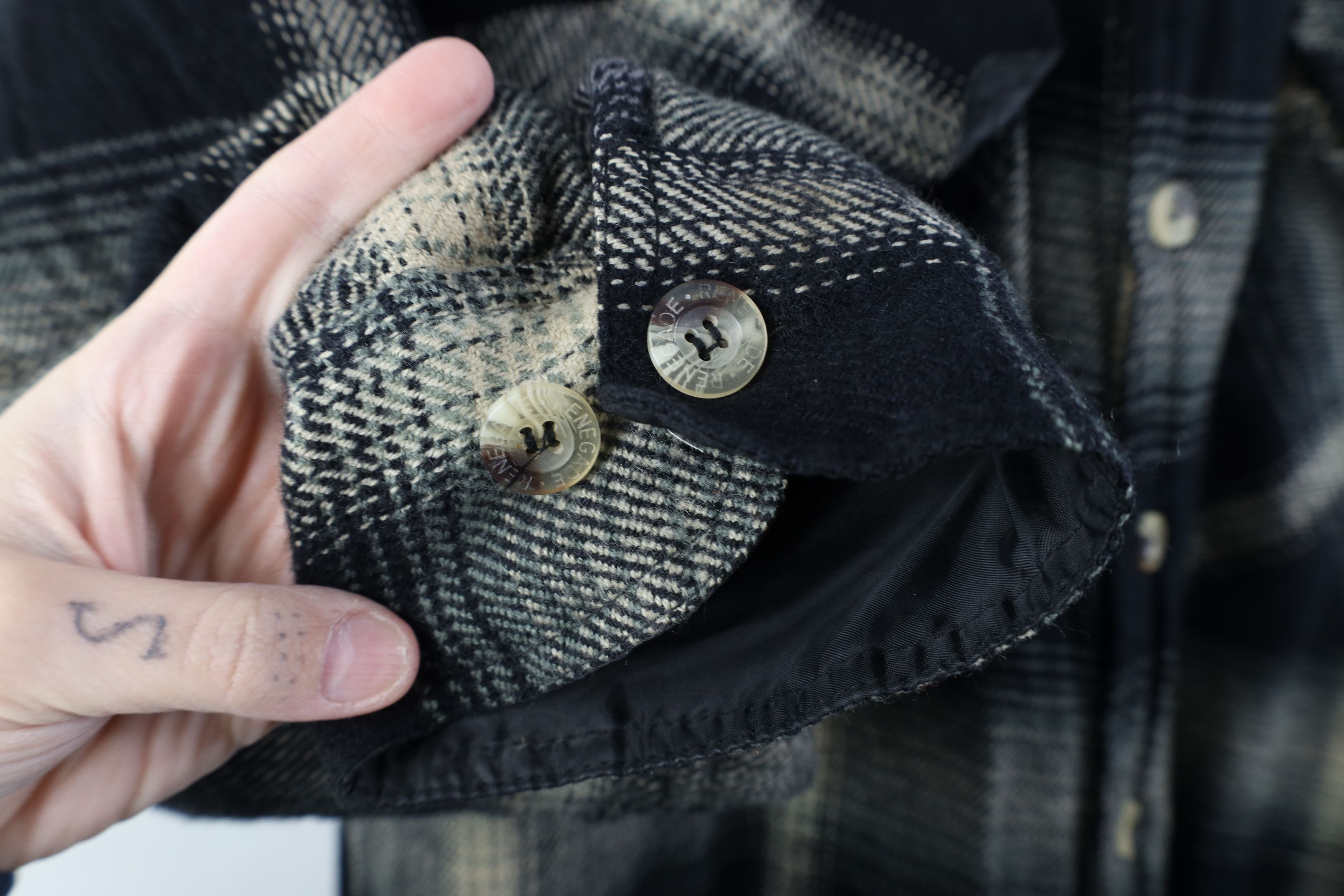 Vintage Vintage 90s Y2K Streetwear Button Shirt Jacket Jac Shirt Size US XXL / EU 58 / 5 - 5 Thumbnail