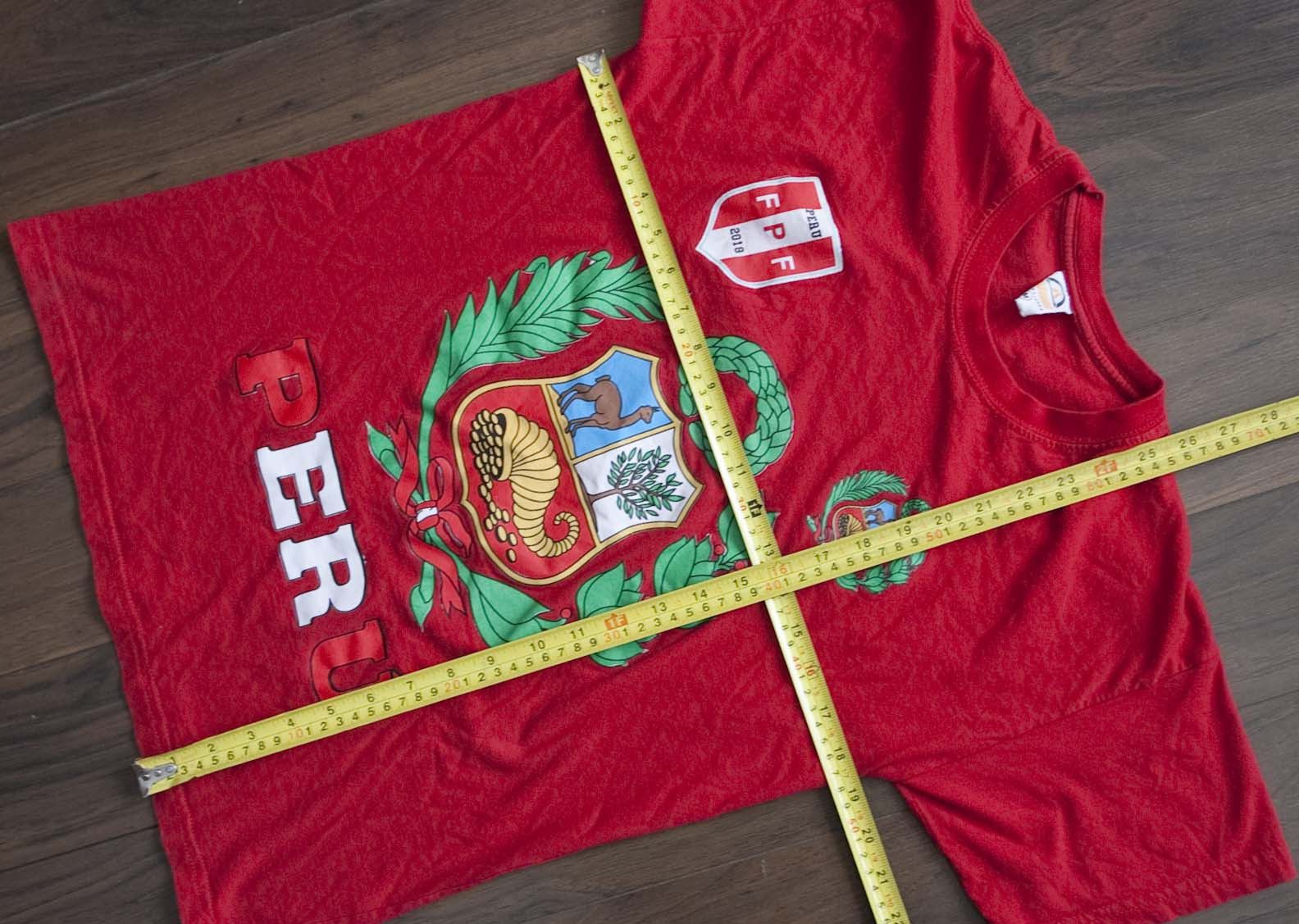 Other FPF Peru Soccer T Shirt Size M Red Size US M / EU 48-50 / 2 - 4 Thumbnail
