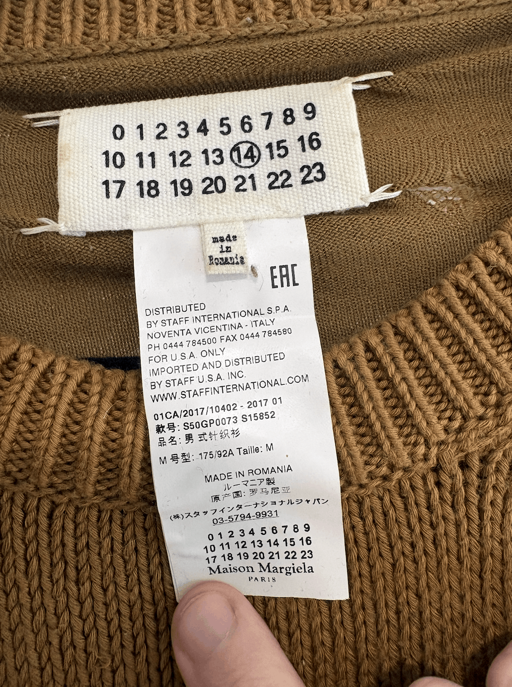 Maison Margiela Cotton / Wool knit and woven sweater M Size US M / EU 48-50 / 2 - 4 Thumbnail