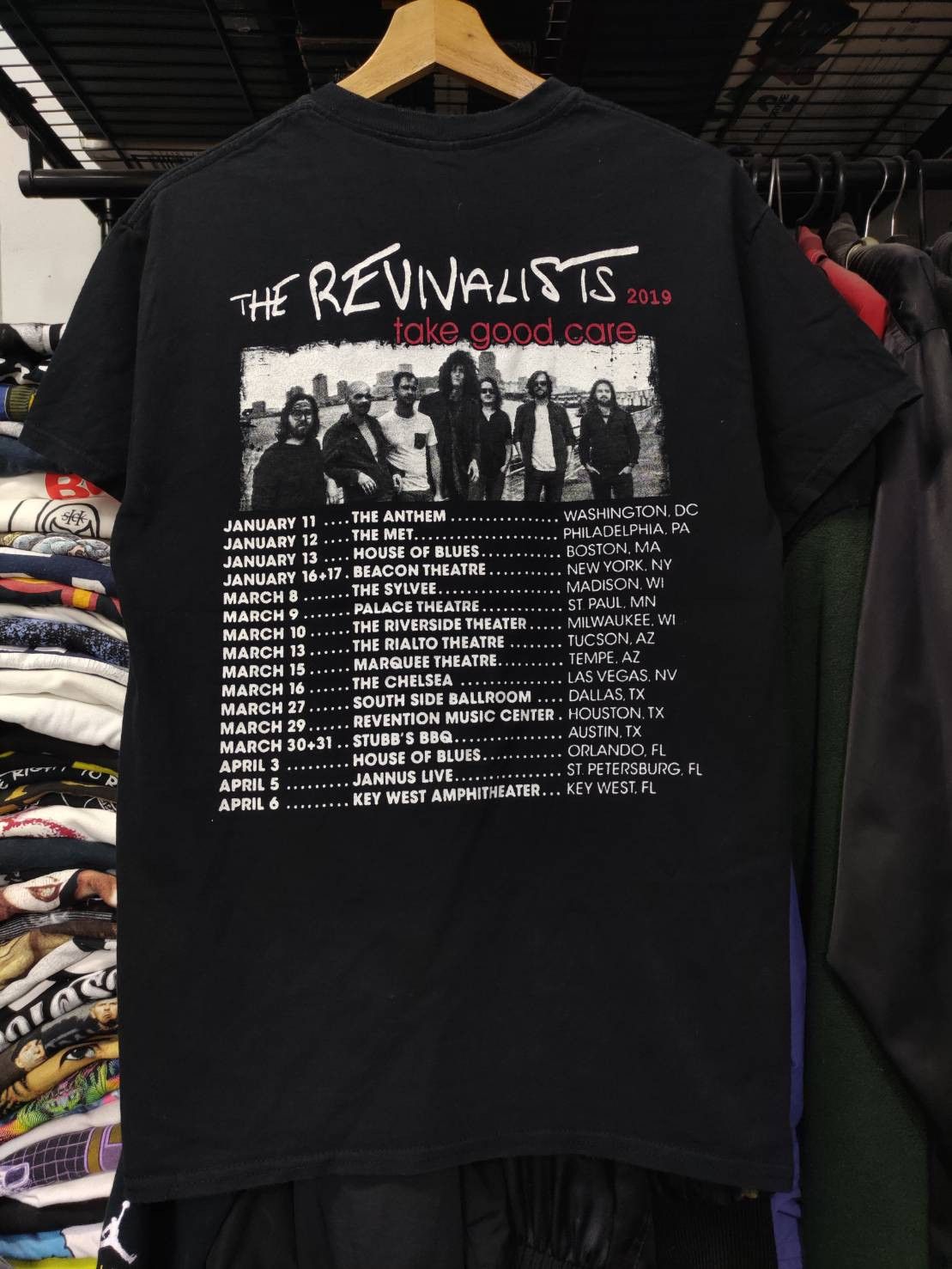 Band Tees The Revivalists " Take Good Care " Album Promo Tour T-Shirt Size US M / EU 48-50 / 2 - 2 Thumbnail