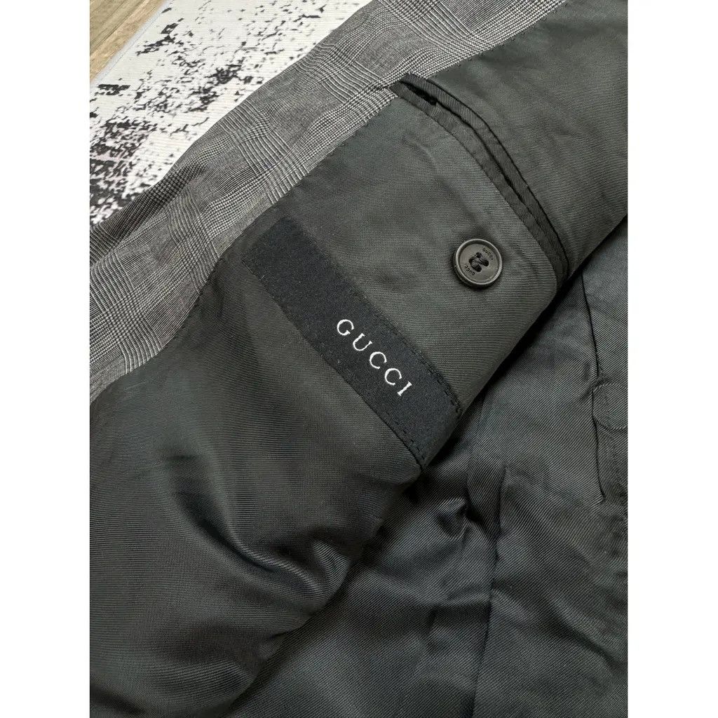 Gucci Gucci Suit Jacket Grey Size 54 fit XL Size US XL / EU 56 / 4 - 5 Thumbnail
